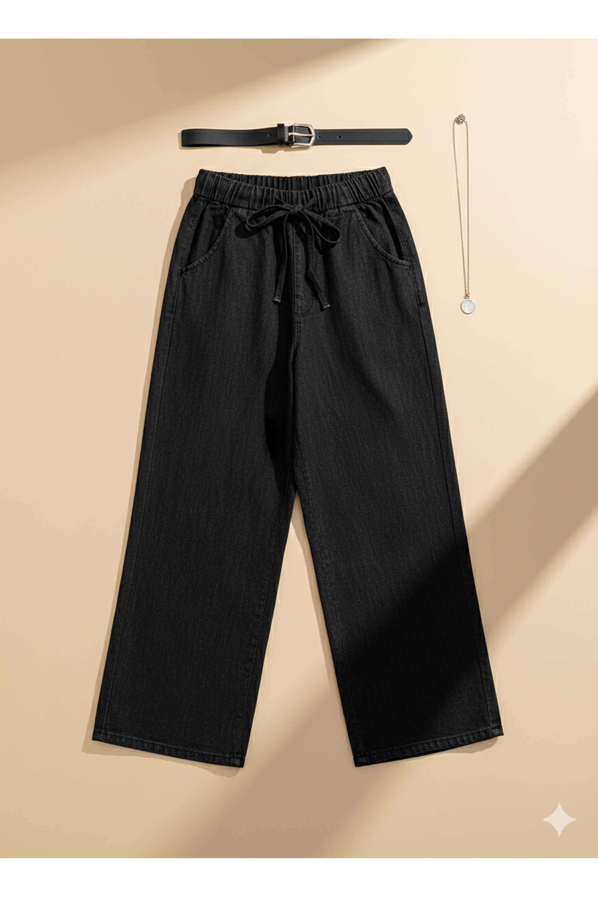 Solid-Polyester-Regular-Fit-Girls-Pants
