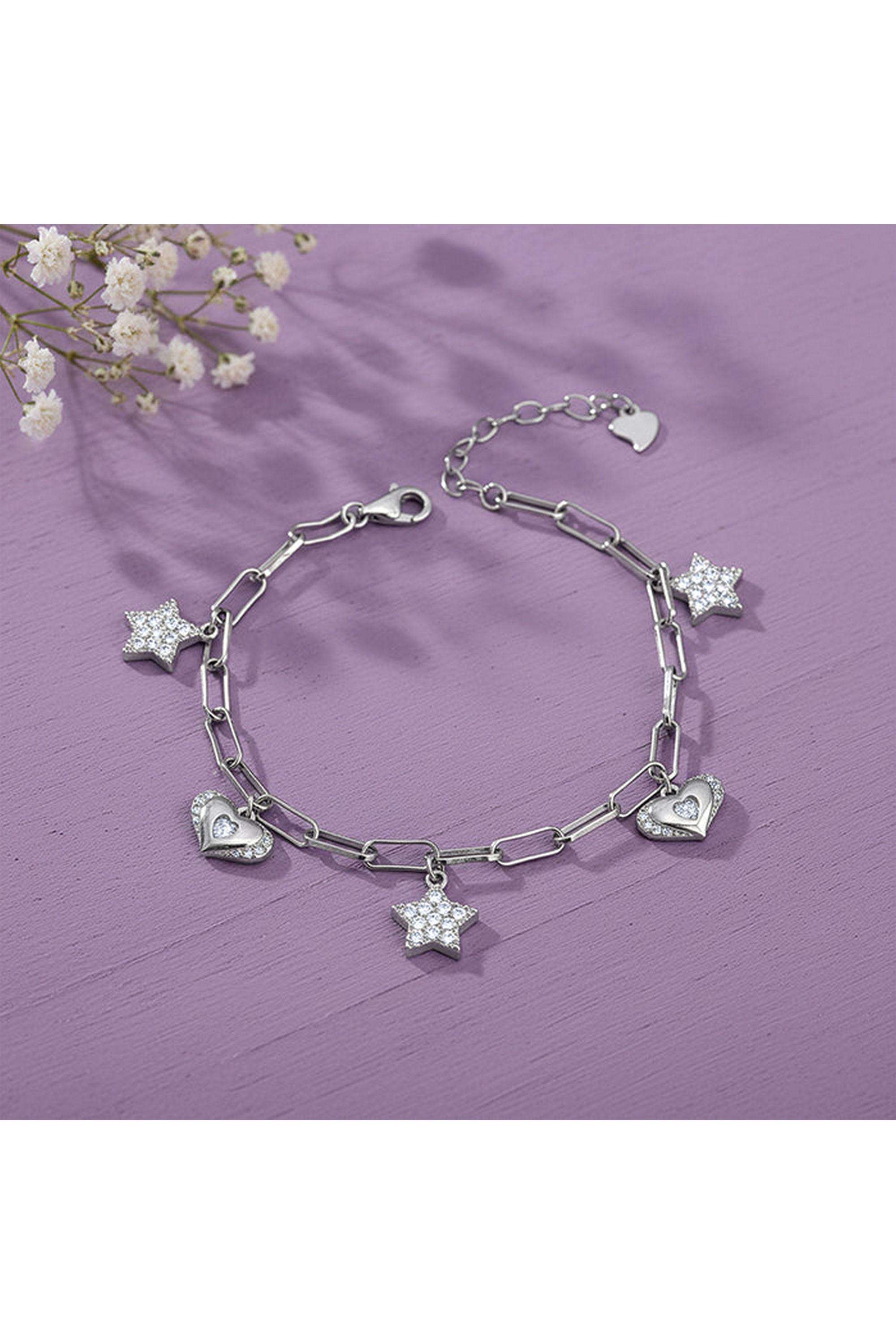 Silver-Starry-Love-Bracelet-For-Women