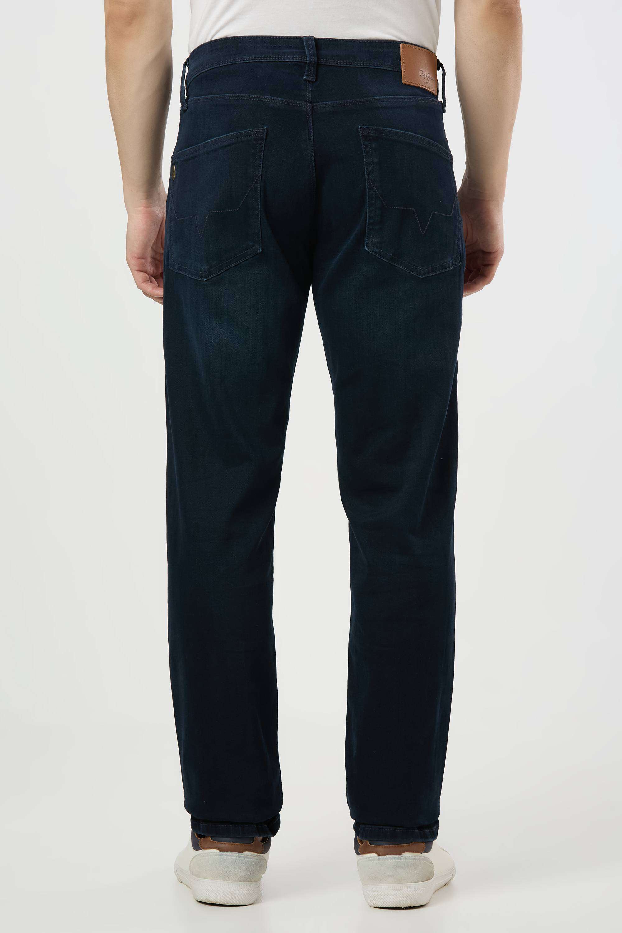 Solid-Poly-Cotton-Straight-Fit-Men-s-Jeans