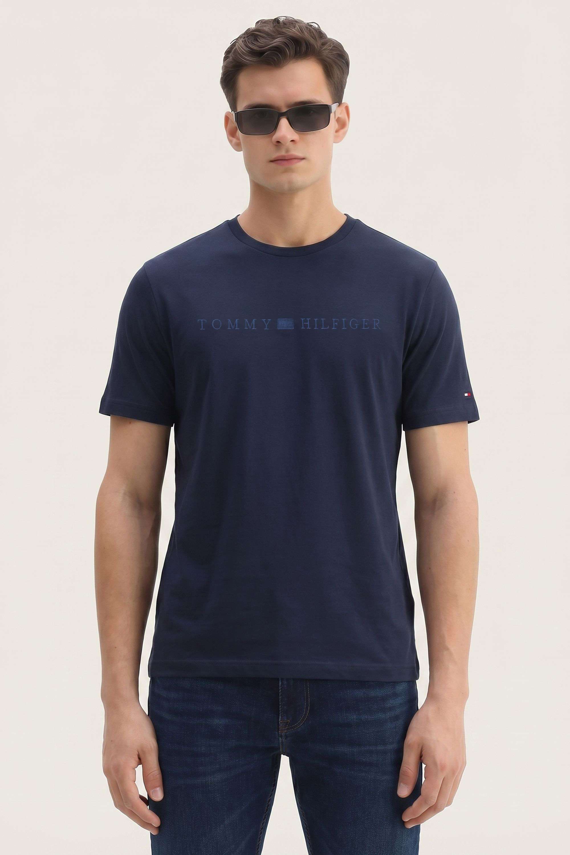 Solid-Cotton-Regular-Fit-Men-s-T-Shirt