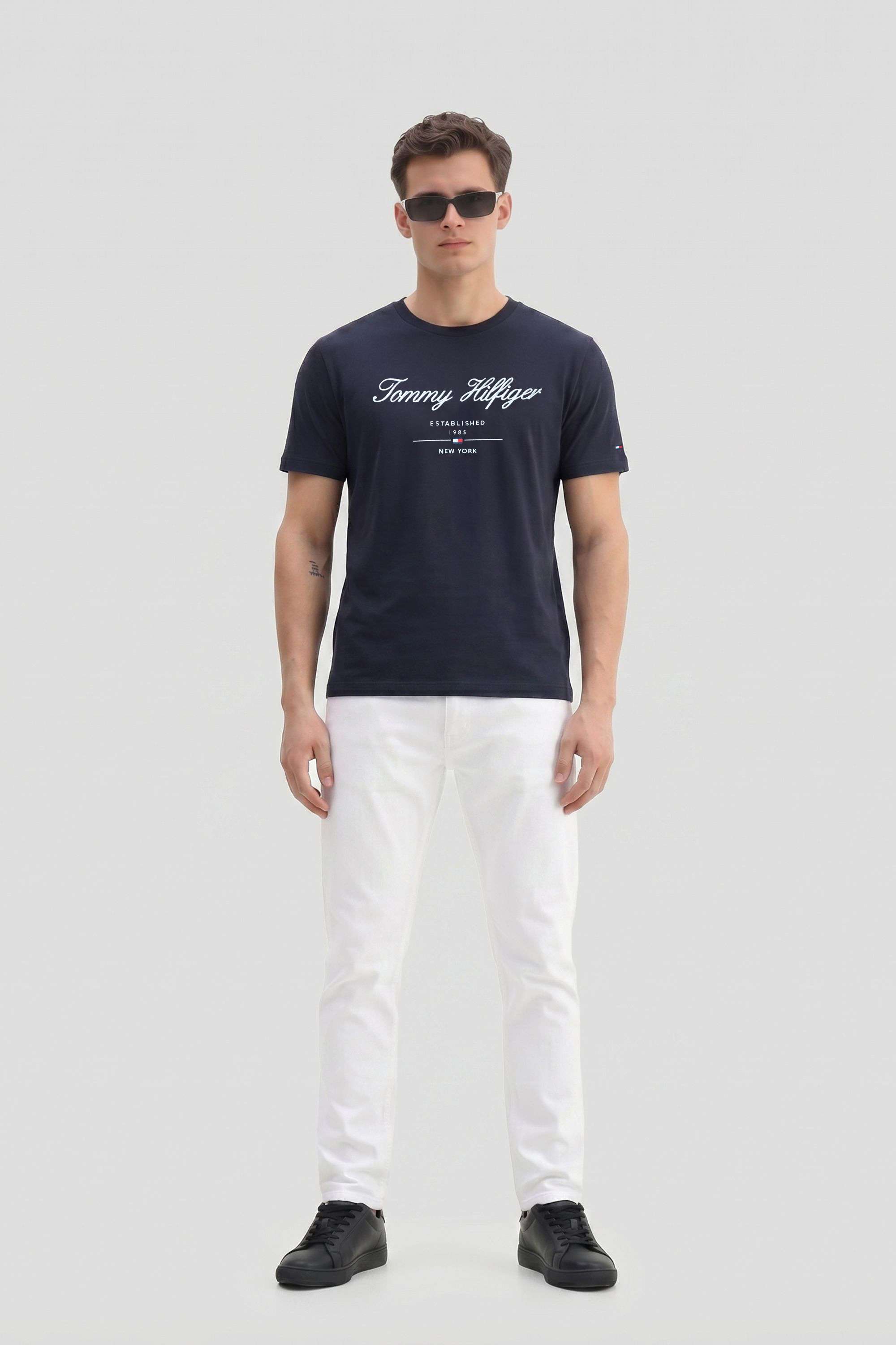 Solid-Cotton-Regular-Fit-Men-s-T-Shirt
