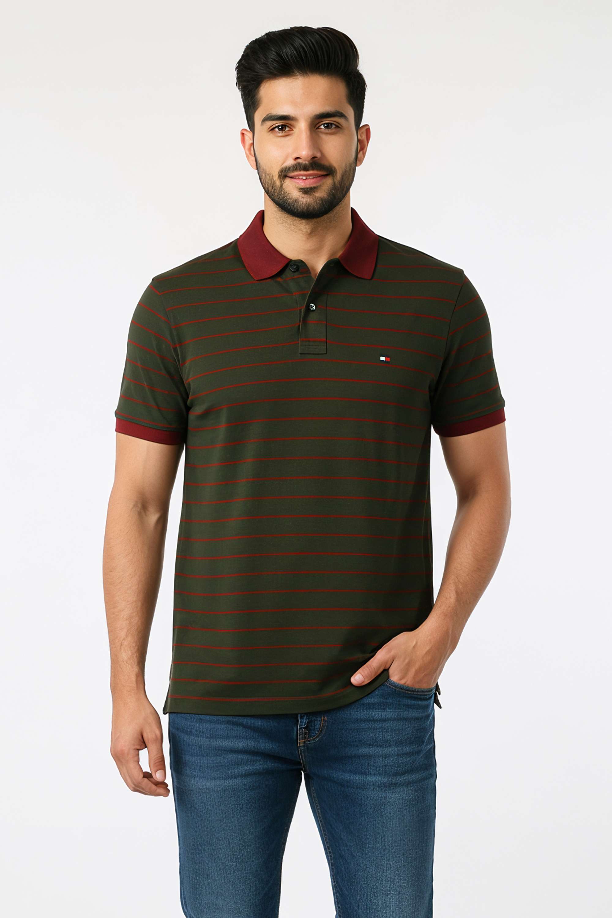 Solid-Cotton-Regular-Fit-Men-s-T-Shirt