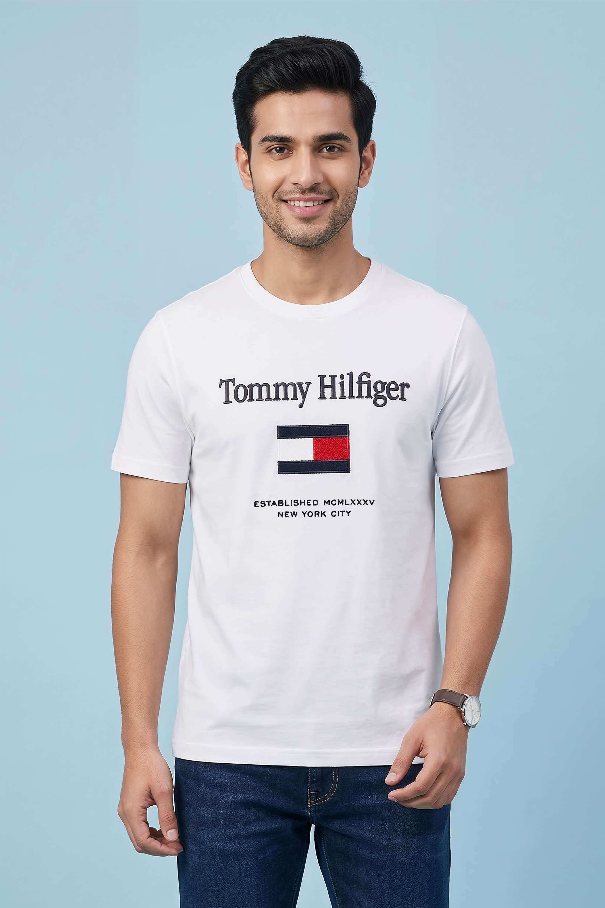 Solid-Cotton-Regular-Fit-Men-s-T-Shirt