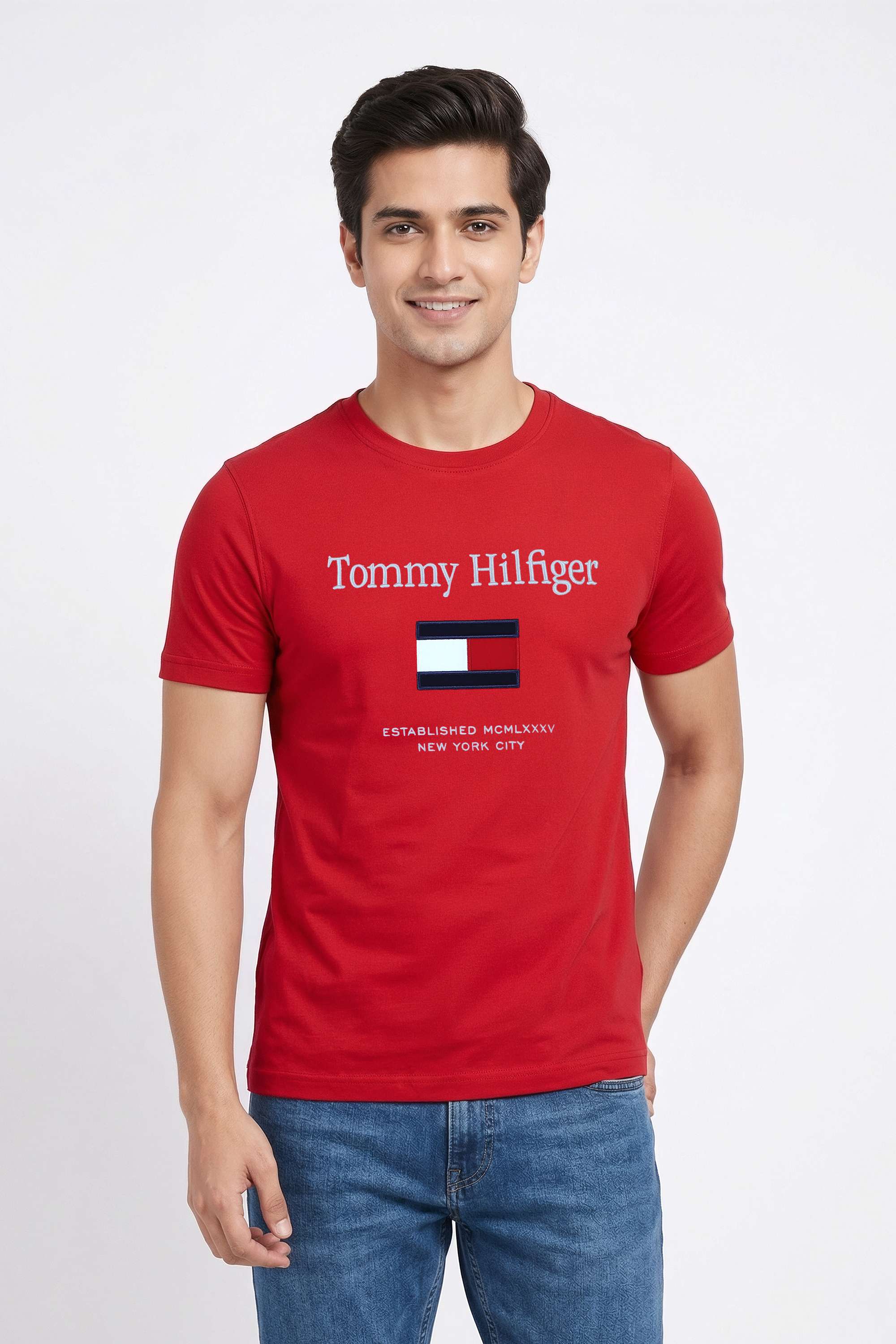 Solid-Cotton-Regular-Fit-Men-s-T-Shirt