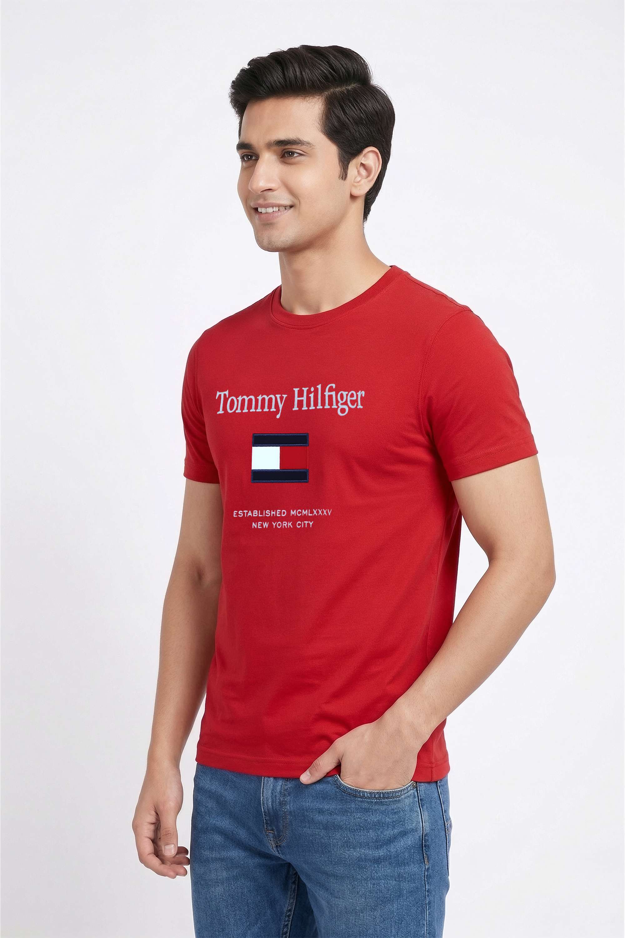 Solid-Cotton-Regular-Fit-Men-s-T-Shirt