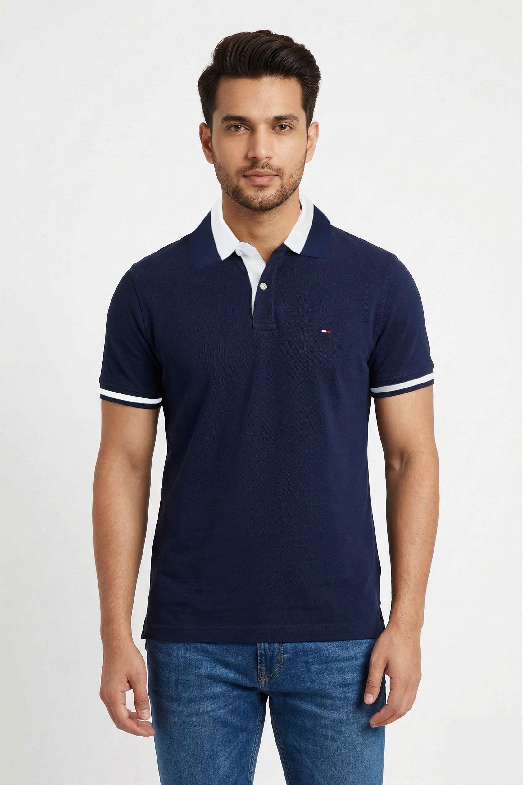 Solid-Cotton-Regular-Fit-Men-s-T-Shirt