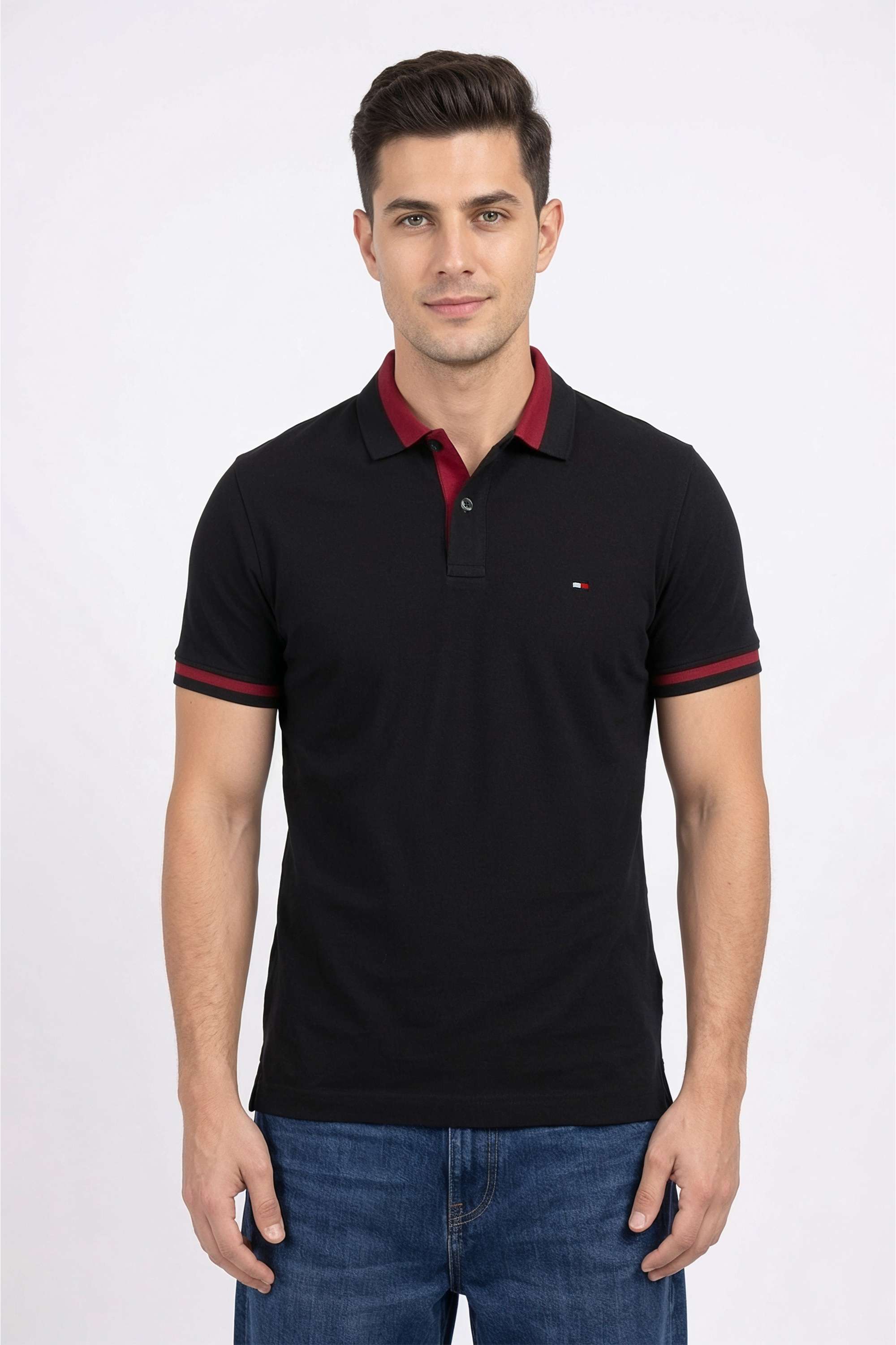 Solid-Cotton-Regular-Fit-Men-s-T-Shirt