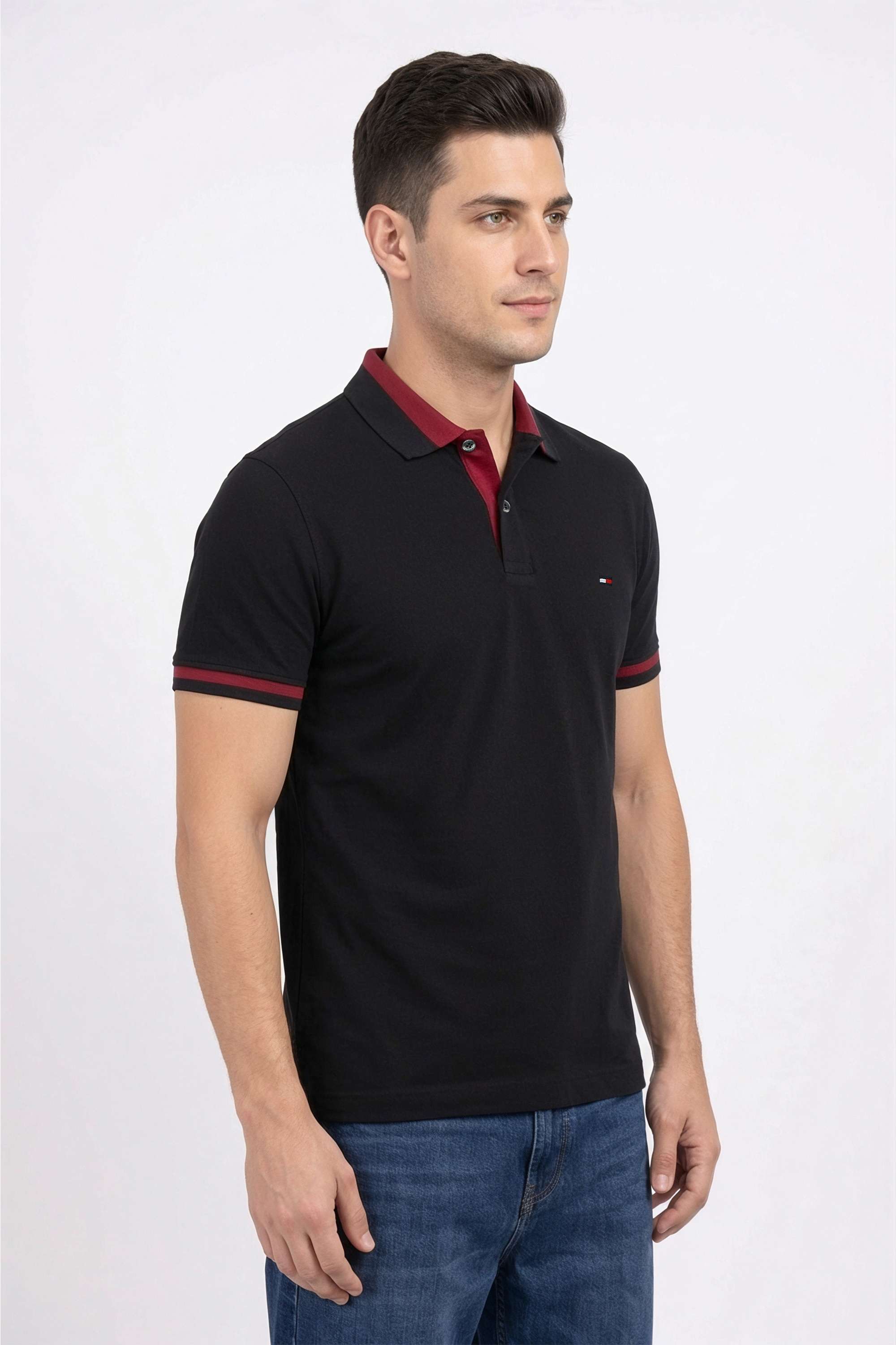 Solid-Cotton-Regular-Fit-Men-s-T-Shirt