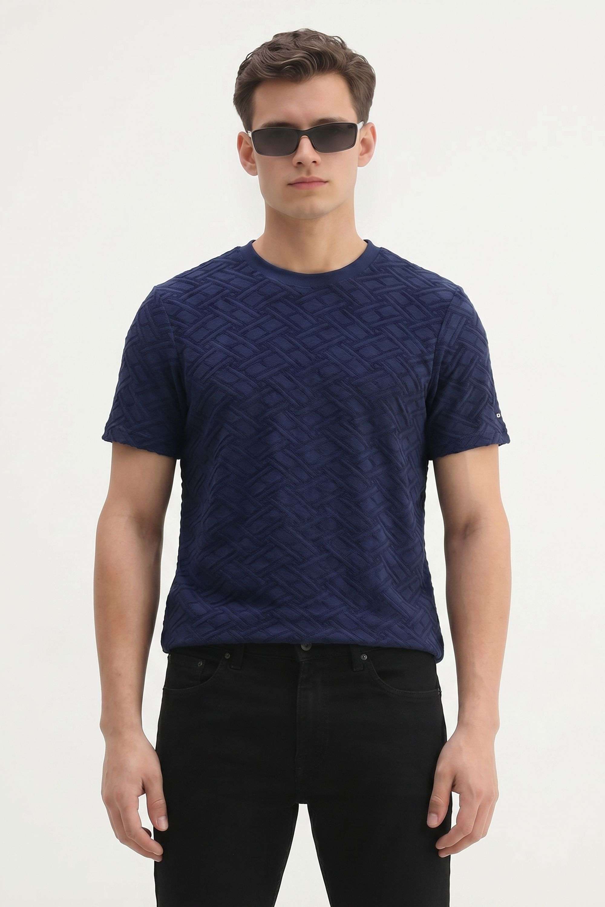 Solid-Cotton-Regular-Fit-Men-s-T-Shirt
