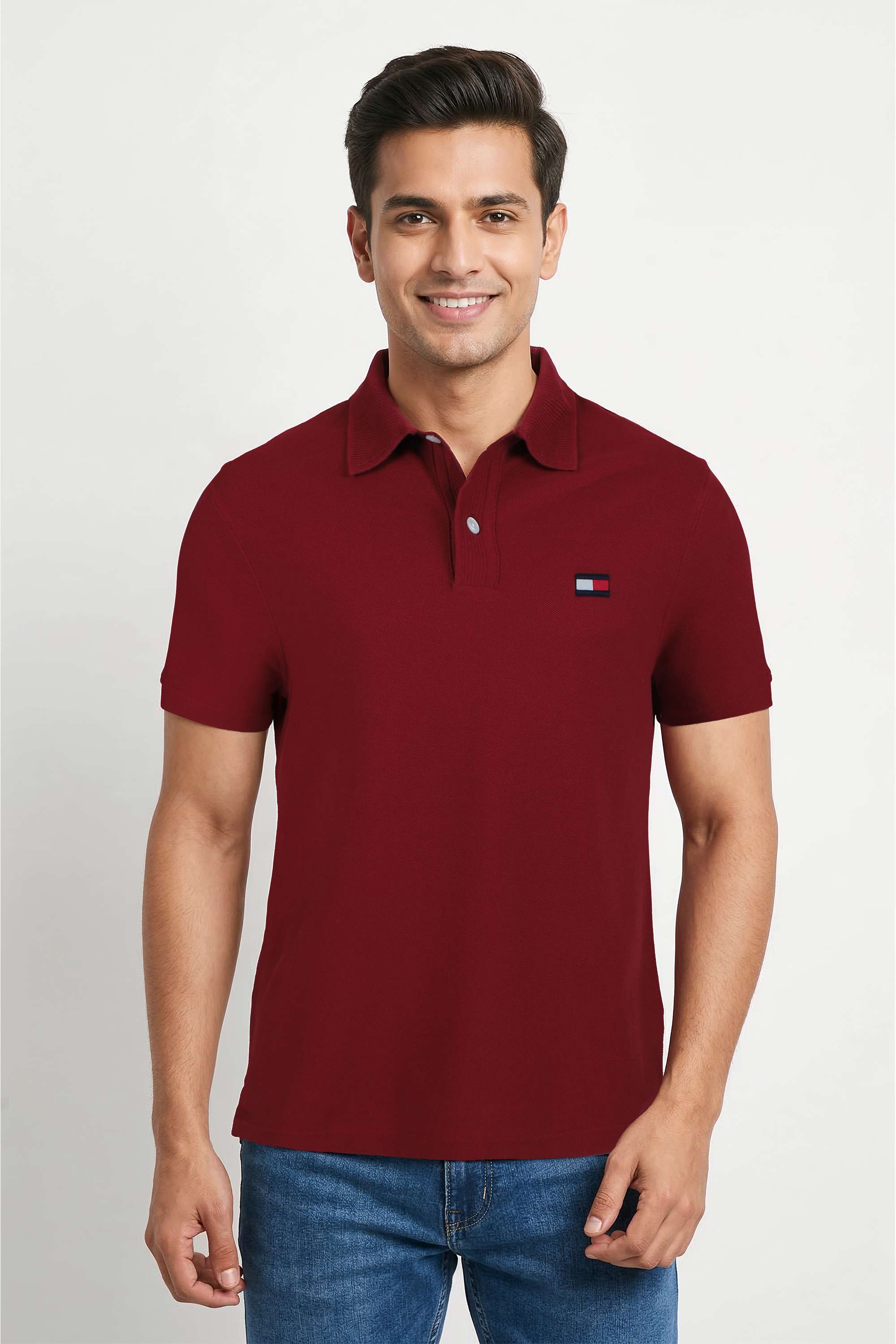 Solid-Cotton-Regular-Fit-Men-s-T-Shirt