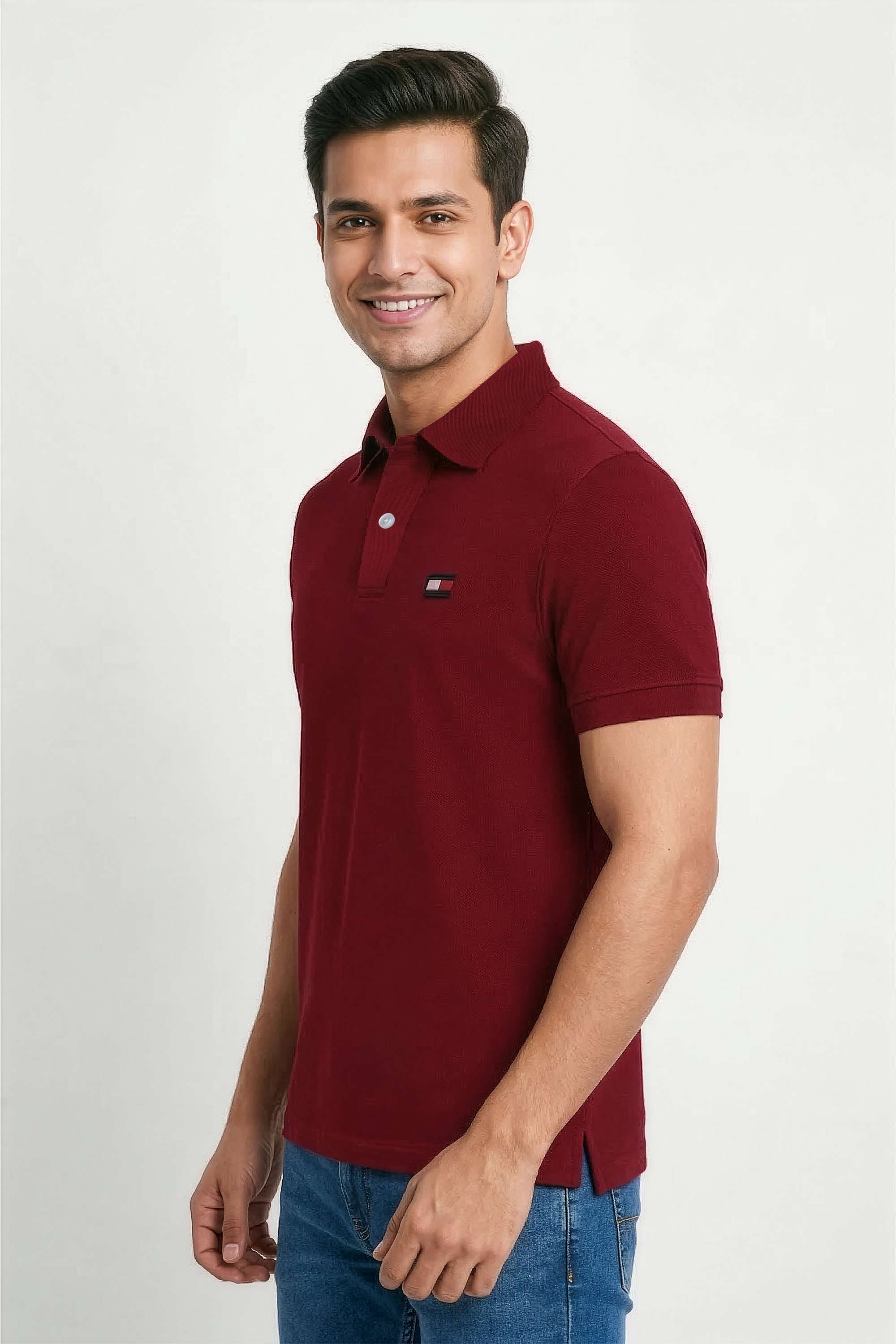 Solid-Cotton-Regular-Fit-Men-s-T-Shirt
