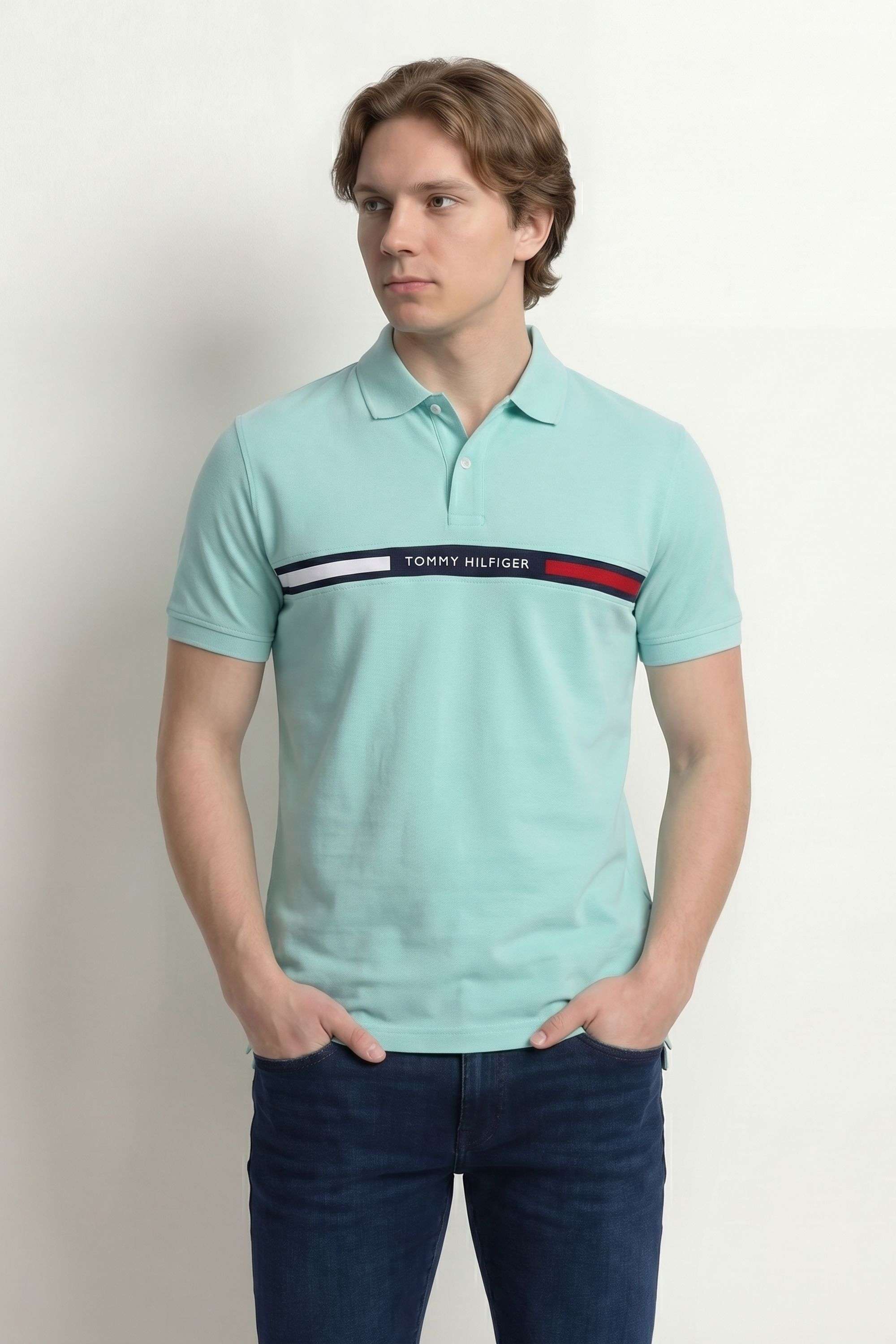 Solid-Cotton-Blend-Regular-Fit-Men-s-T-Shirt