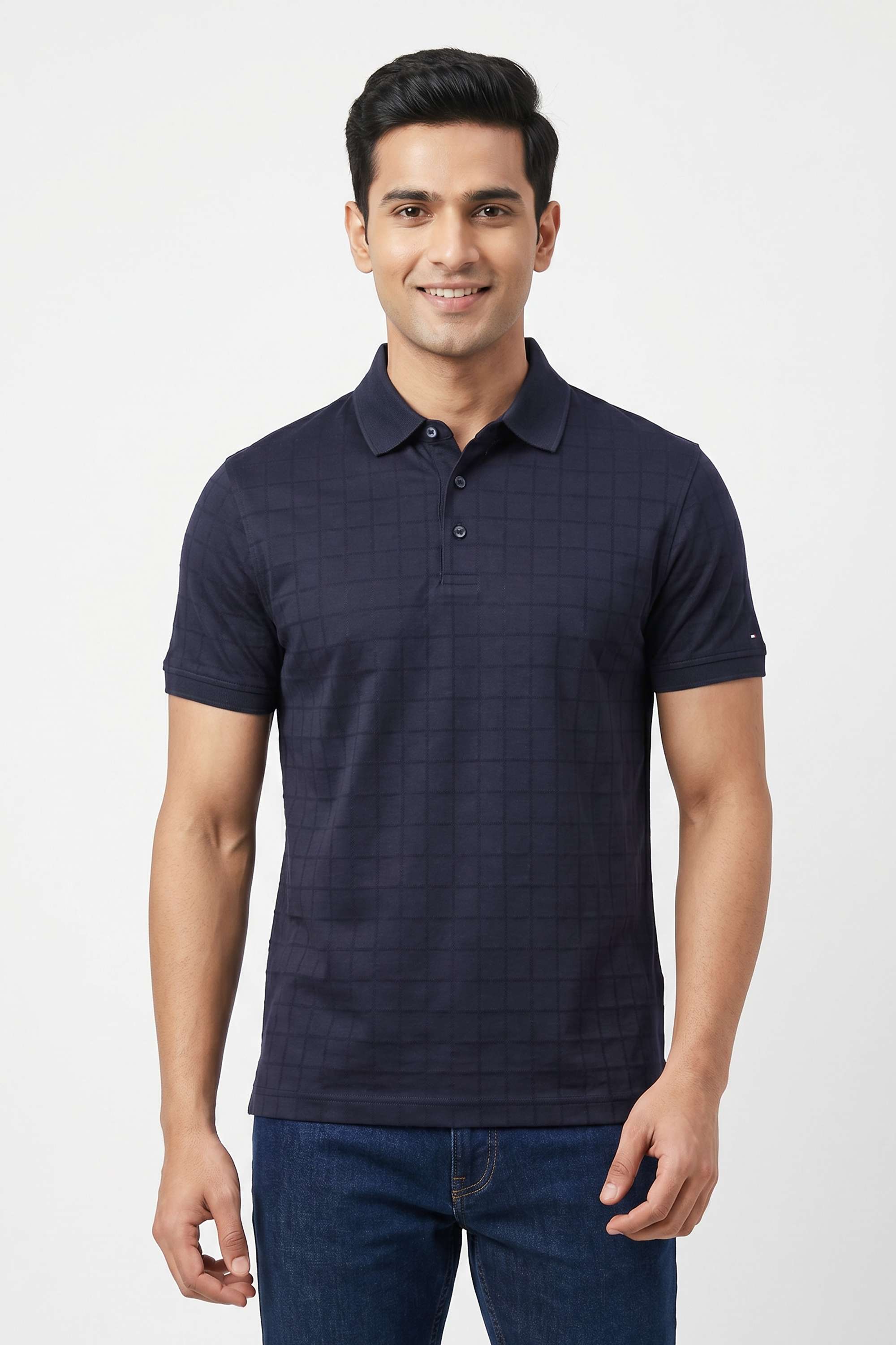 Solid-Cotton-Regular-Fit-Men-s-T-Shirt