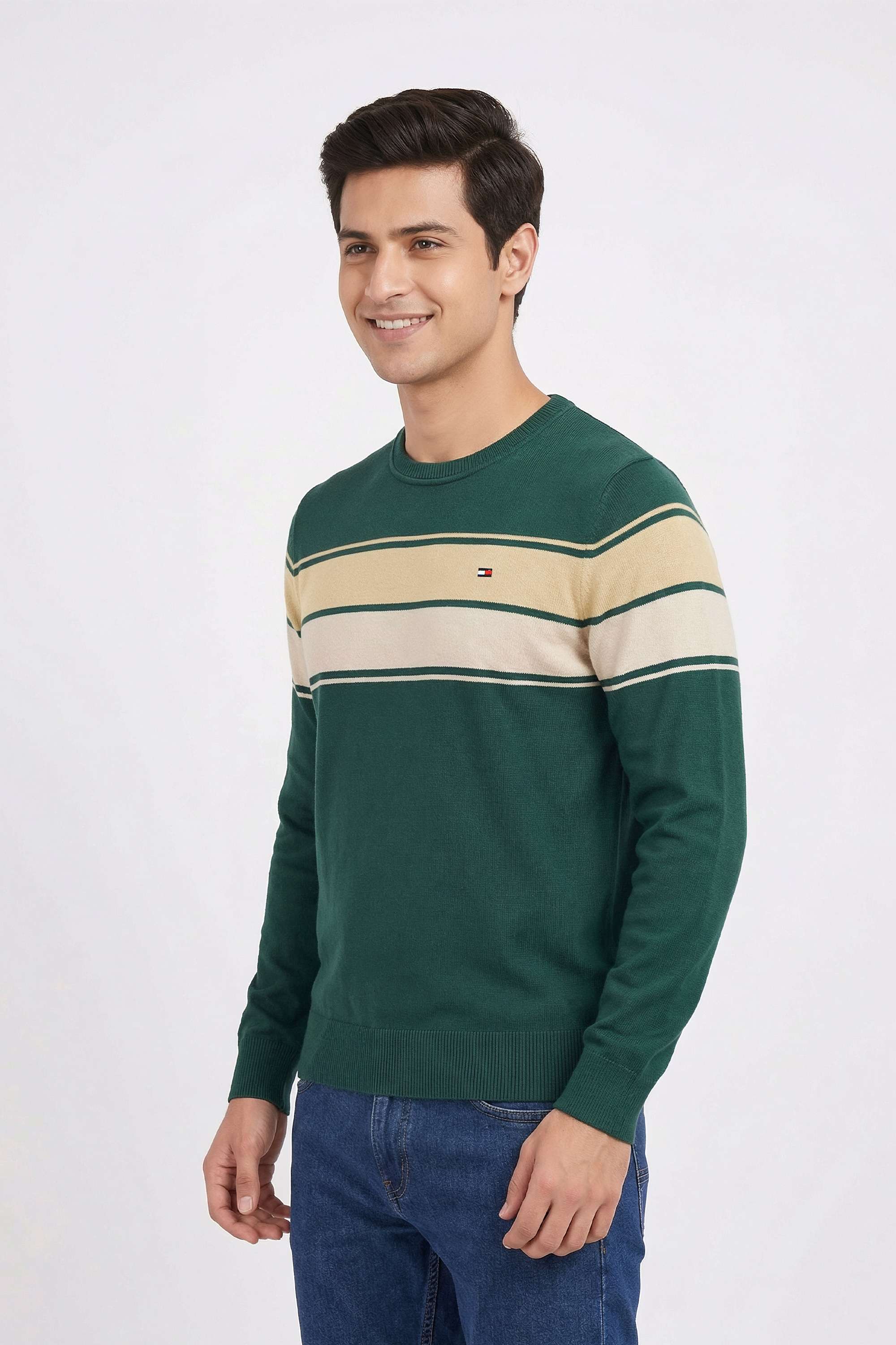 Solid-Cotton-Regular-Fit-Men-s-Sweatshirt