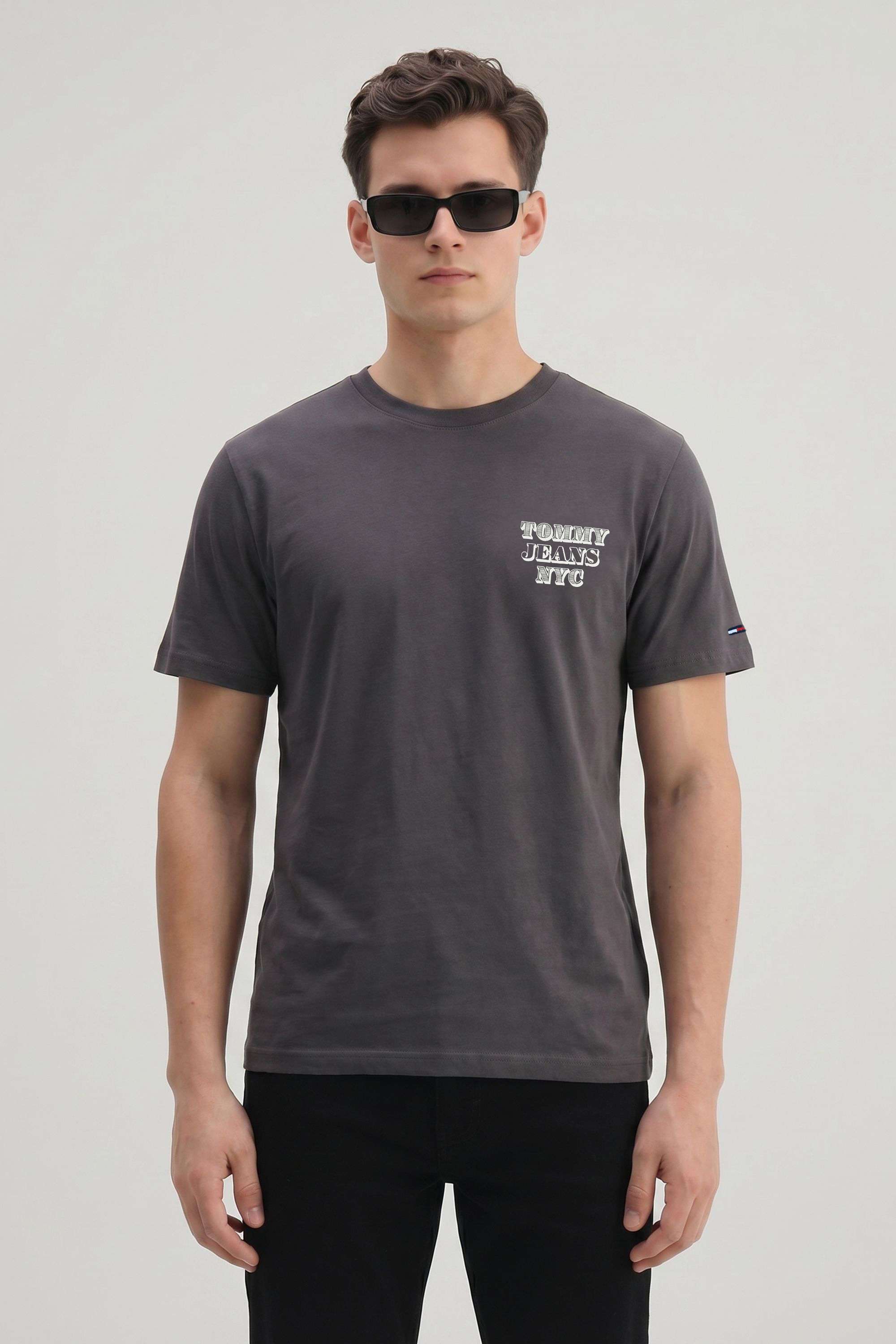 Solid-Cotton-Slim-Fit-Men-s-T-Shirt
