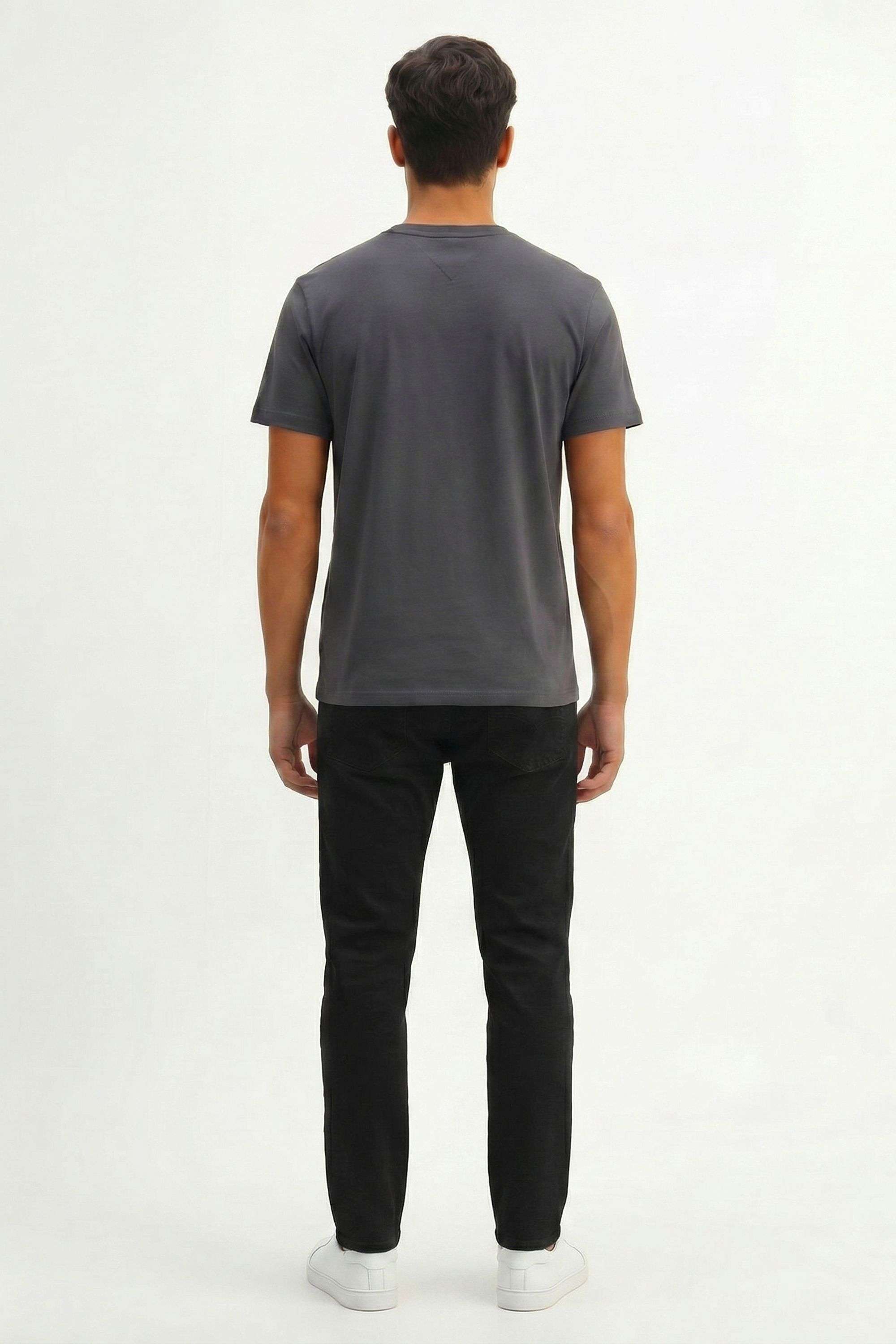 Solid-Cotton-Slim-Fit-Men-s-T-Shirt