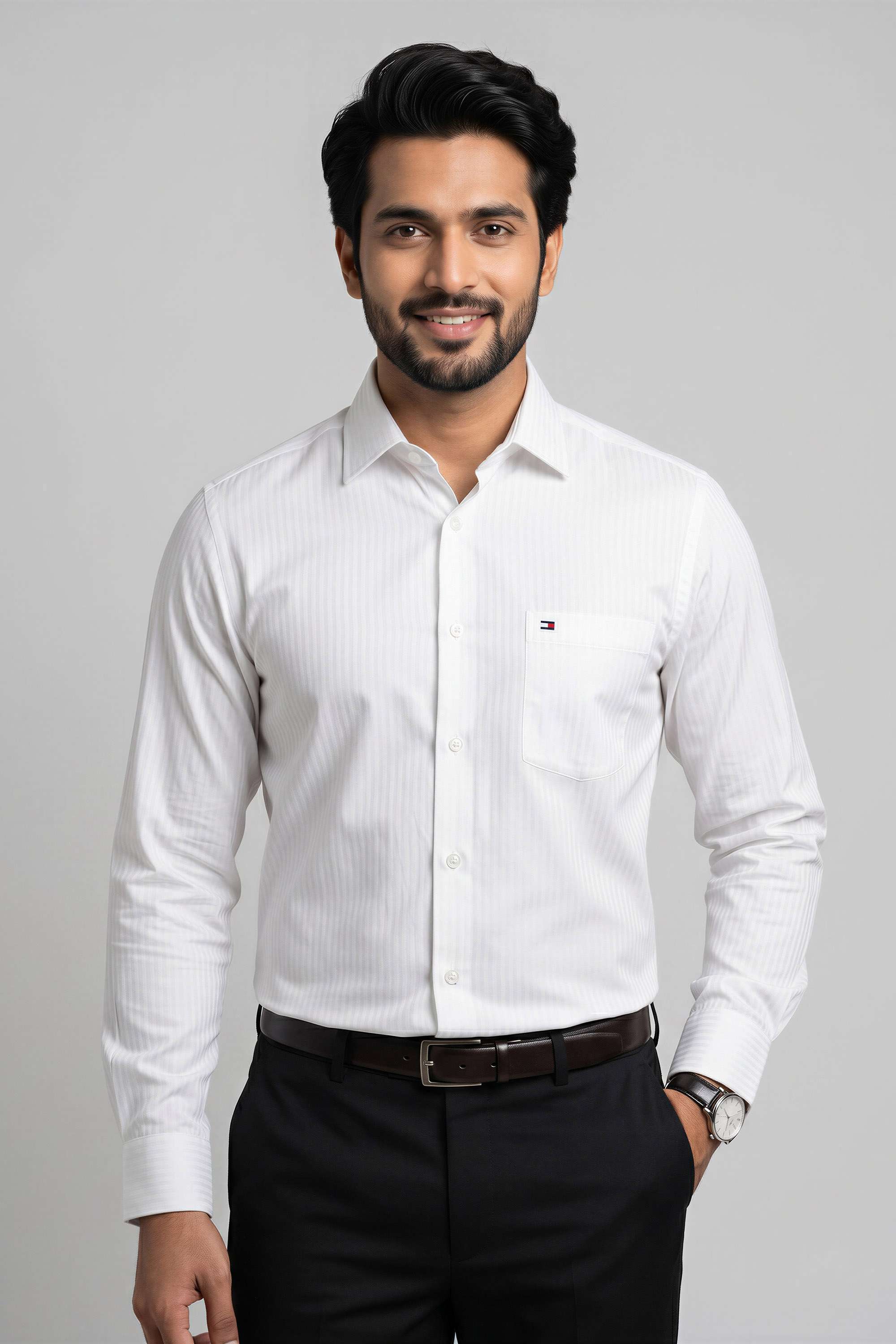 Stripes-Cotton-Regular-Fit-Men-s-Casual-Wear-Shirt