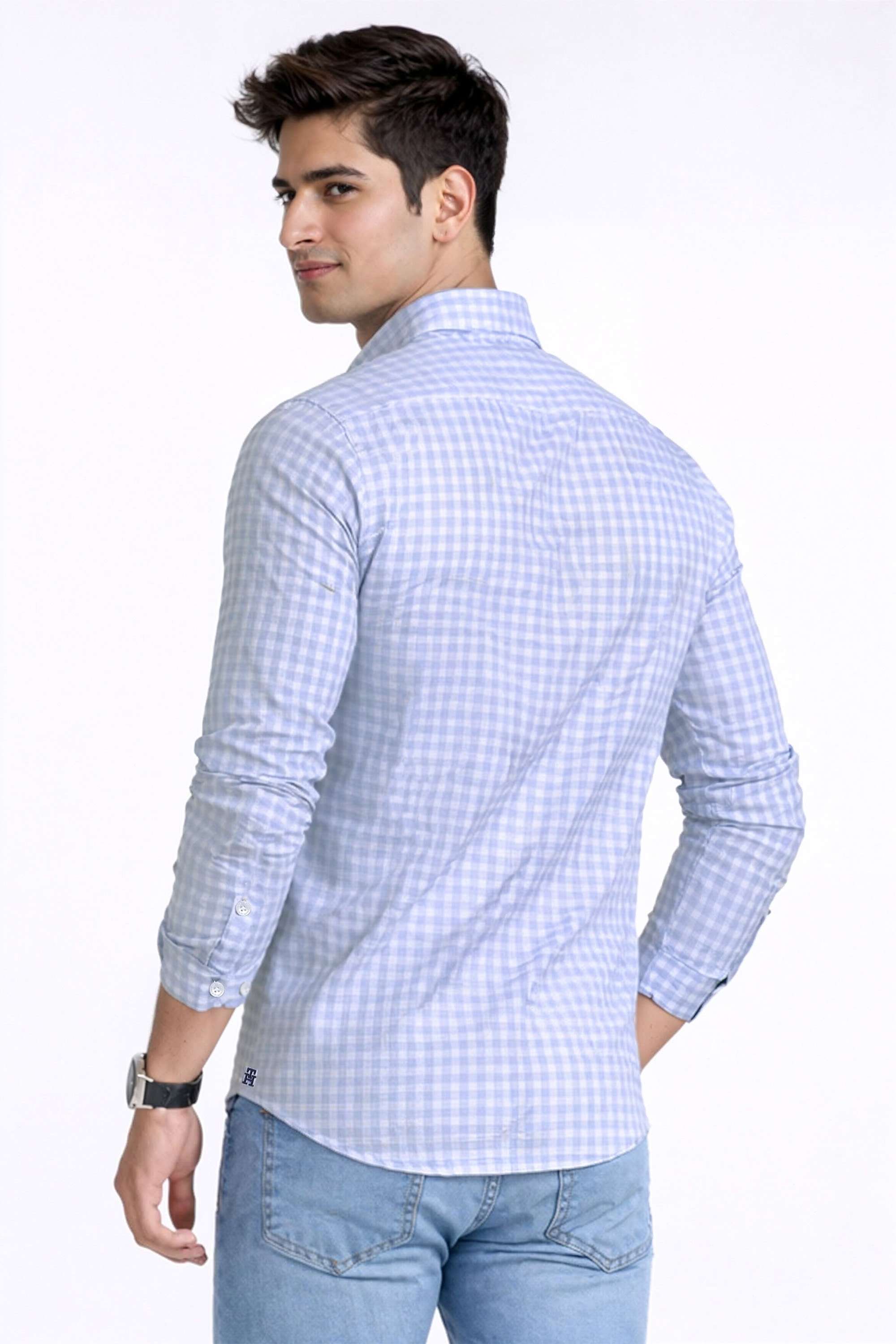 Checks-Cotton-Regular-Fit-Men-s-Casual-Wear-Shirt