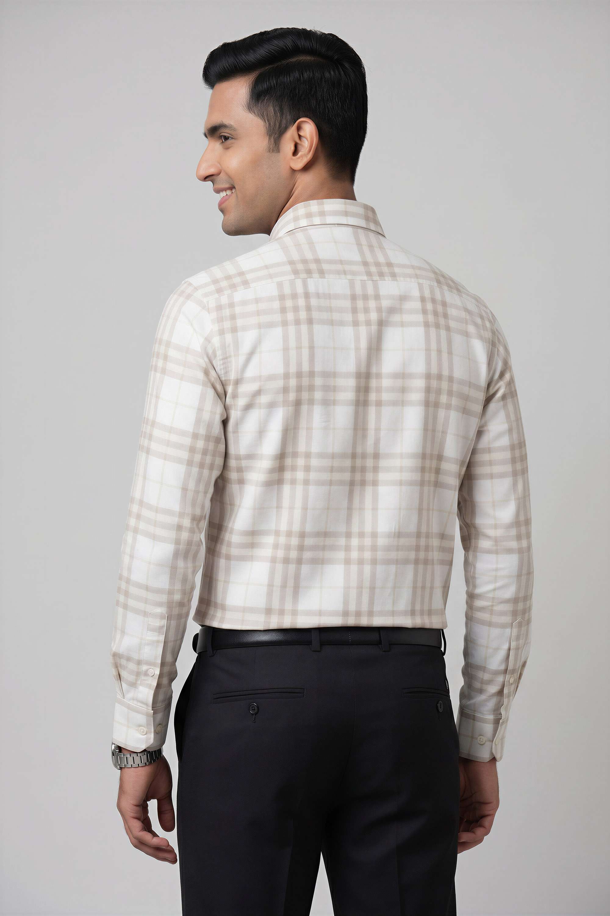 Checks-Cotton-Regular-Fit-Men-s-Formal-Wear-Shirt