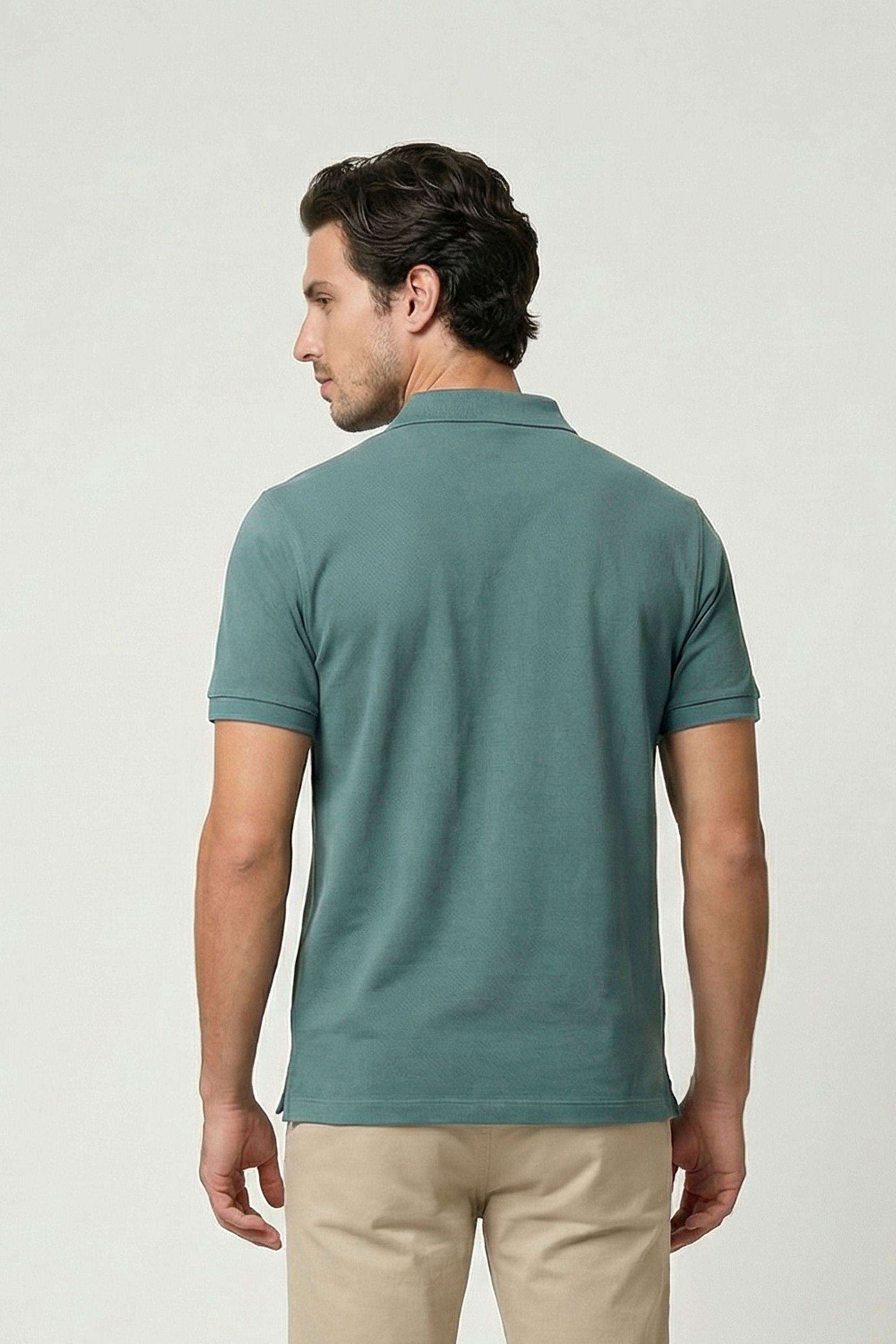 Solid-Cotton-Round-Neck-Men-s-T-Shirt