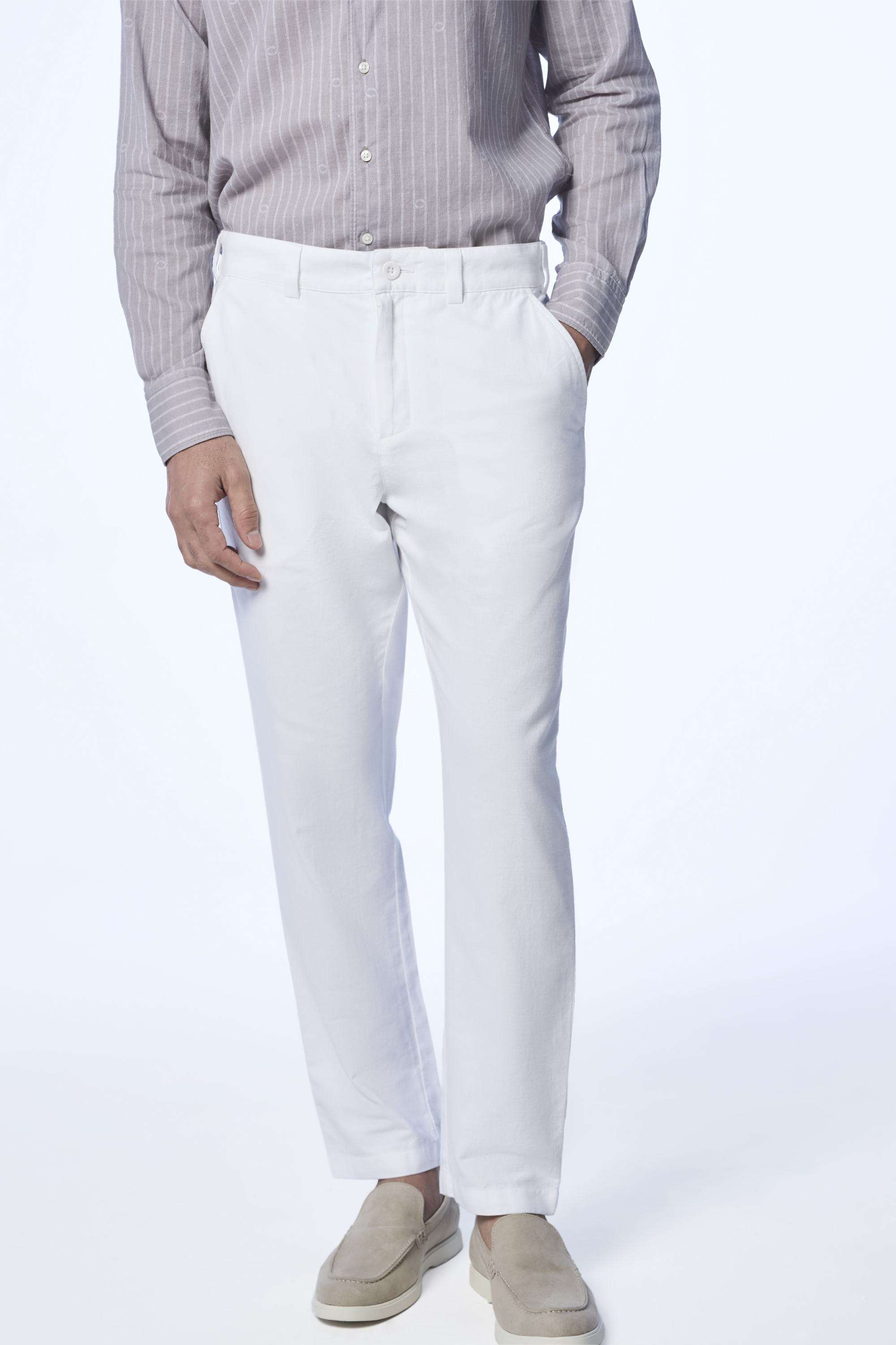 Solid-Khadi-Cotton-Slim-Fit-Men-s-Casual-Trousers