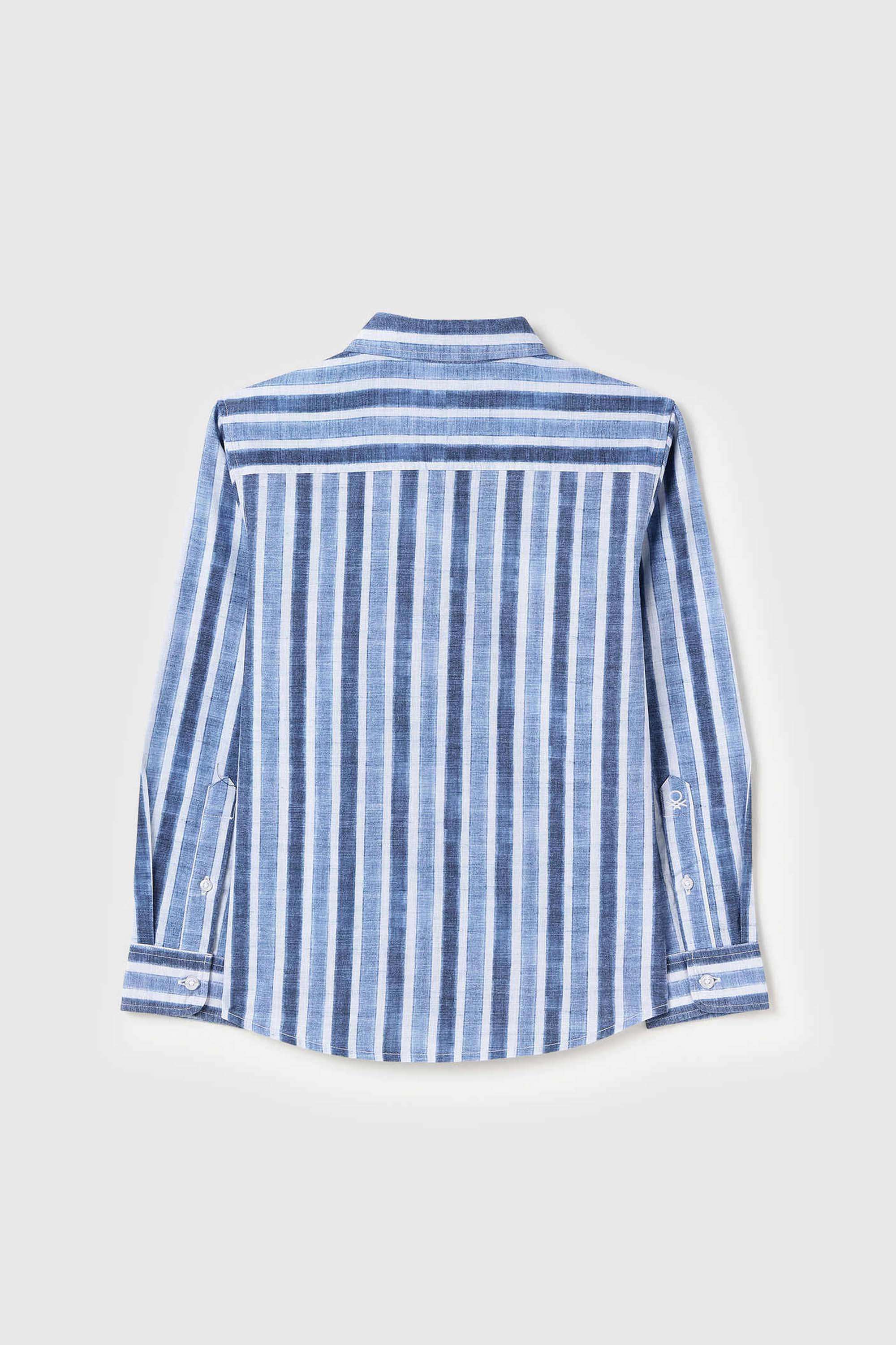 Stripes-Cotton-Collared-Boys-Shirt