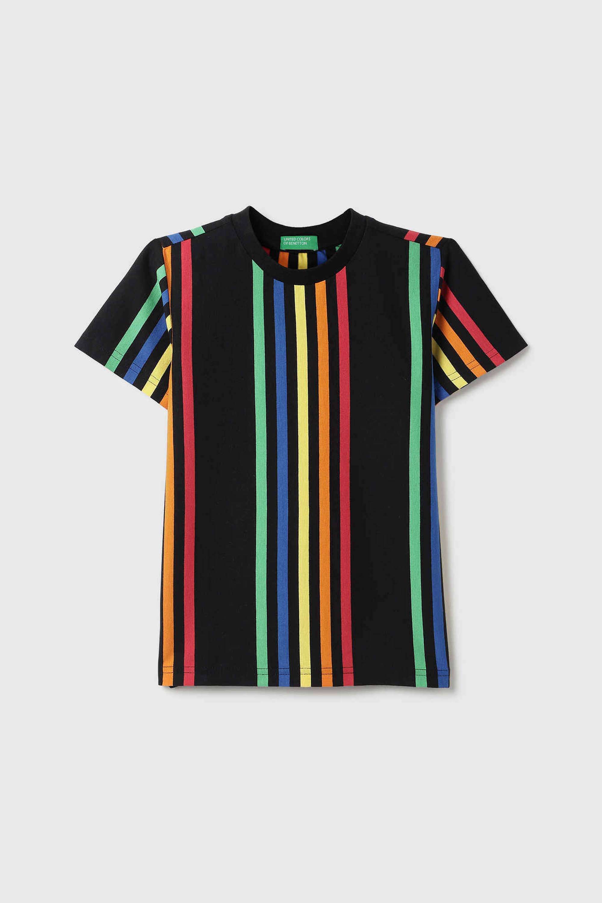 Stripes-Cotton-Round-Neck-Boys-T-Shirt