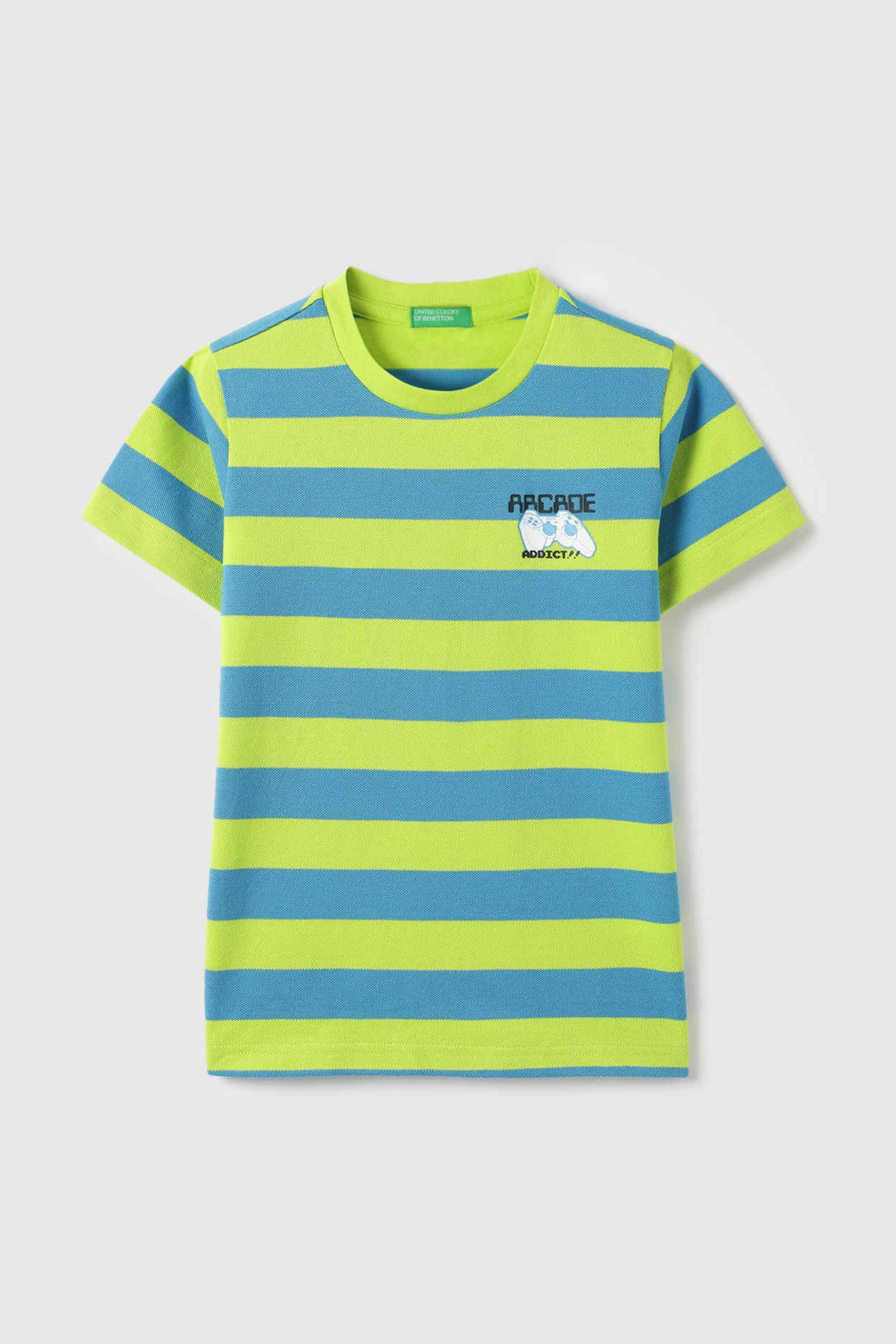 Stripes-Cotton-Round-Neck-Boys-T-Shirt