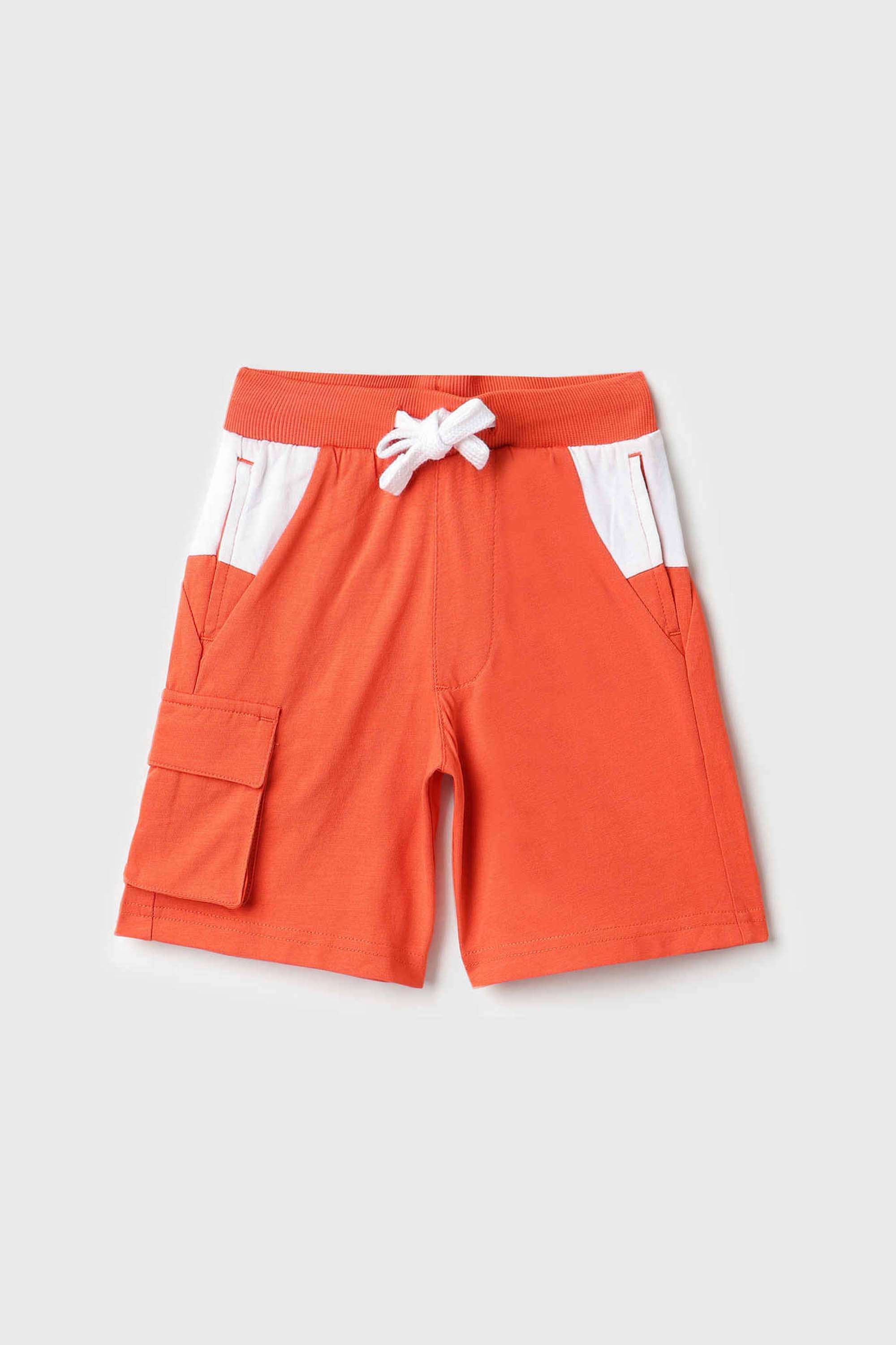 Solid-Cotton-Relaxed-Fit-Boys-Shorts