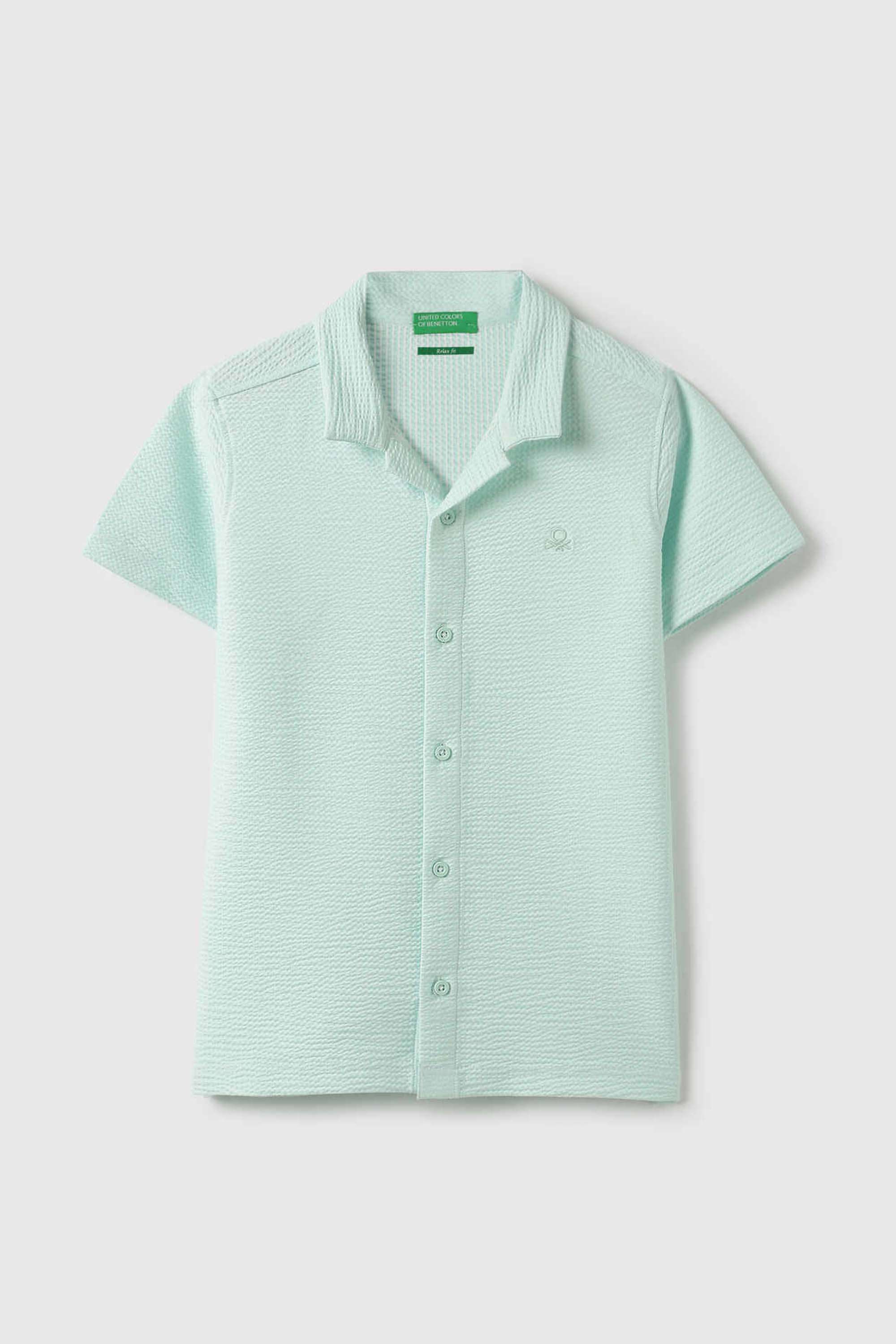 Textured-Cotton-Round-Neck-Boys-T-Shirt
