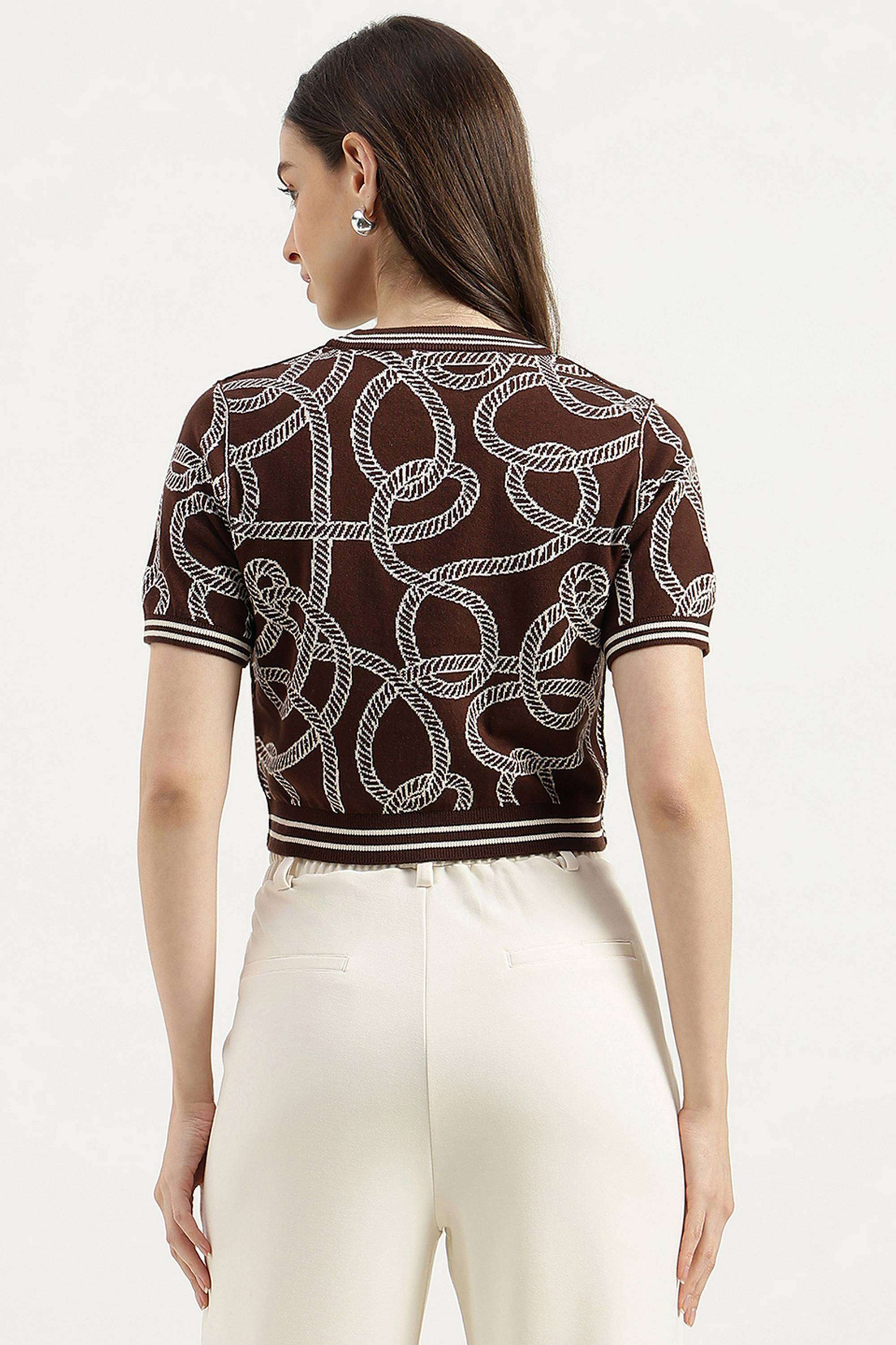 Printed-Cotton-Round-Neck-Women-s-Top