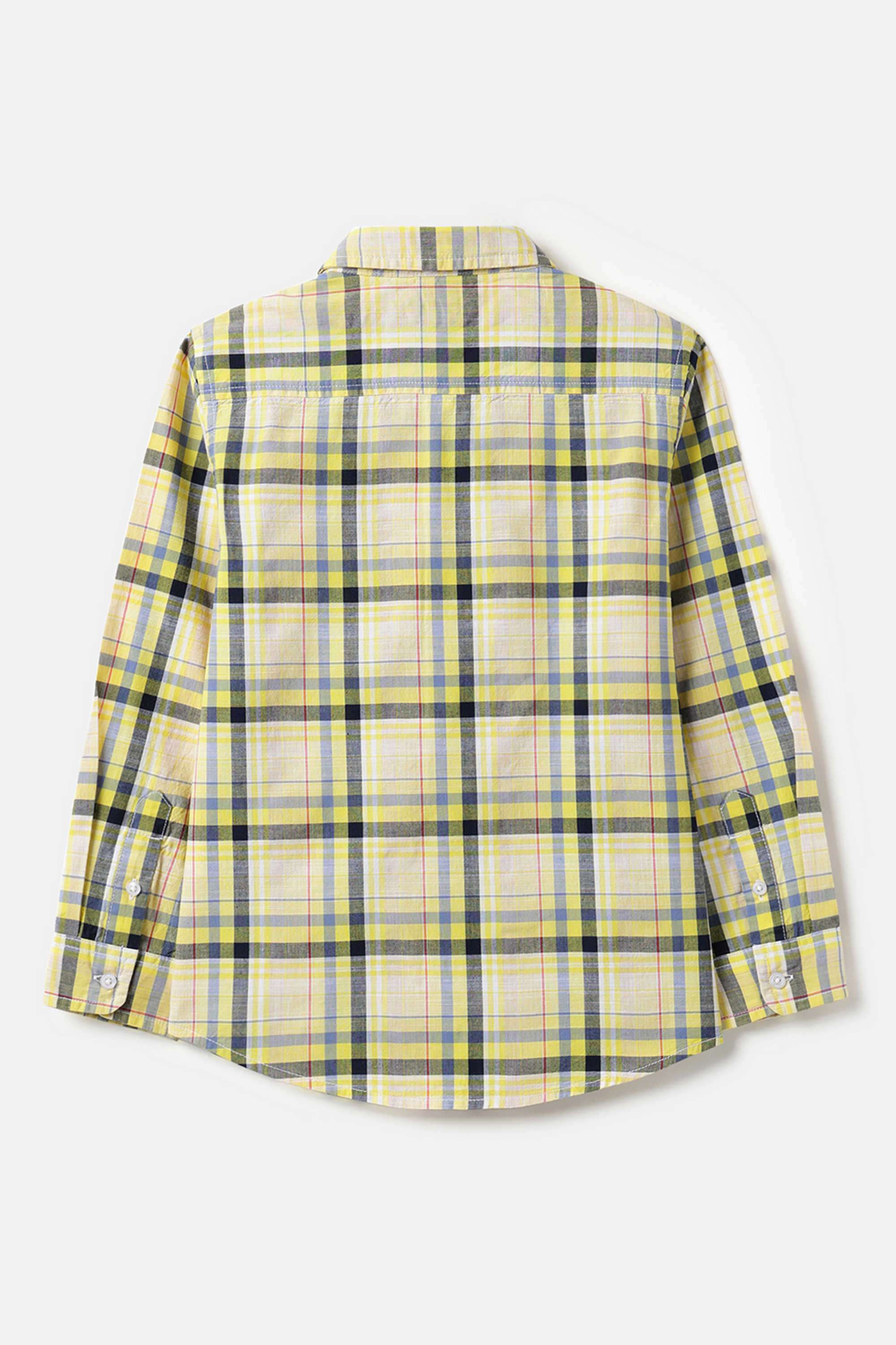 Checks-Lyocell-Collared-Boys-Shirt