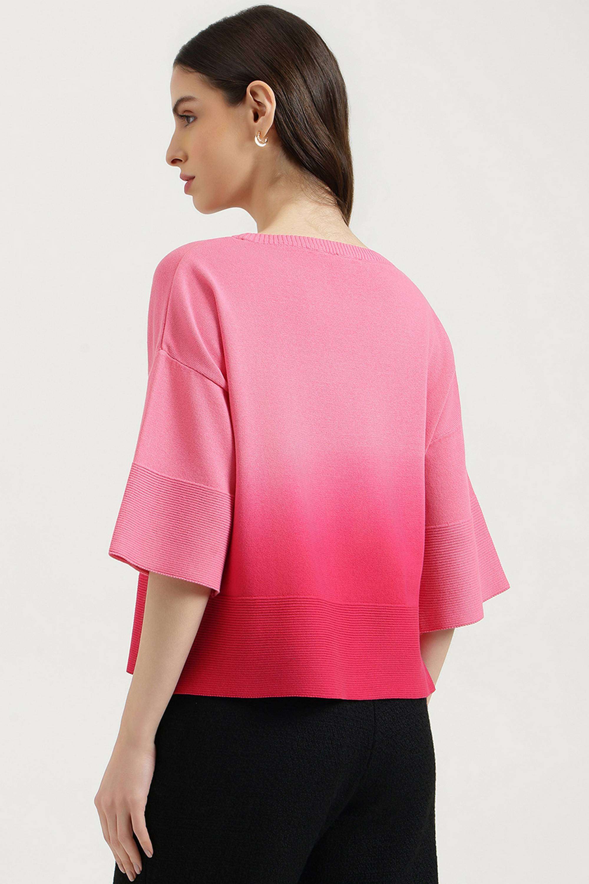 Printed-Cotton-Round-Neck-Women-s-Top
