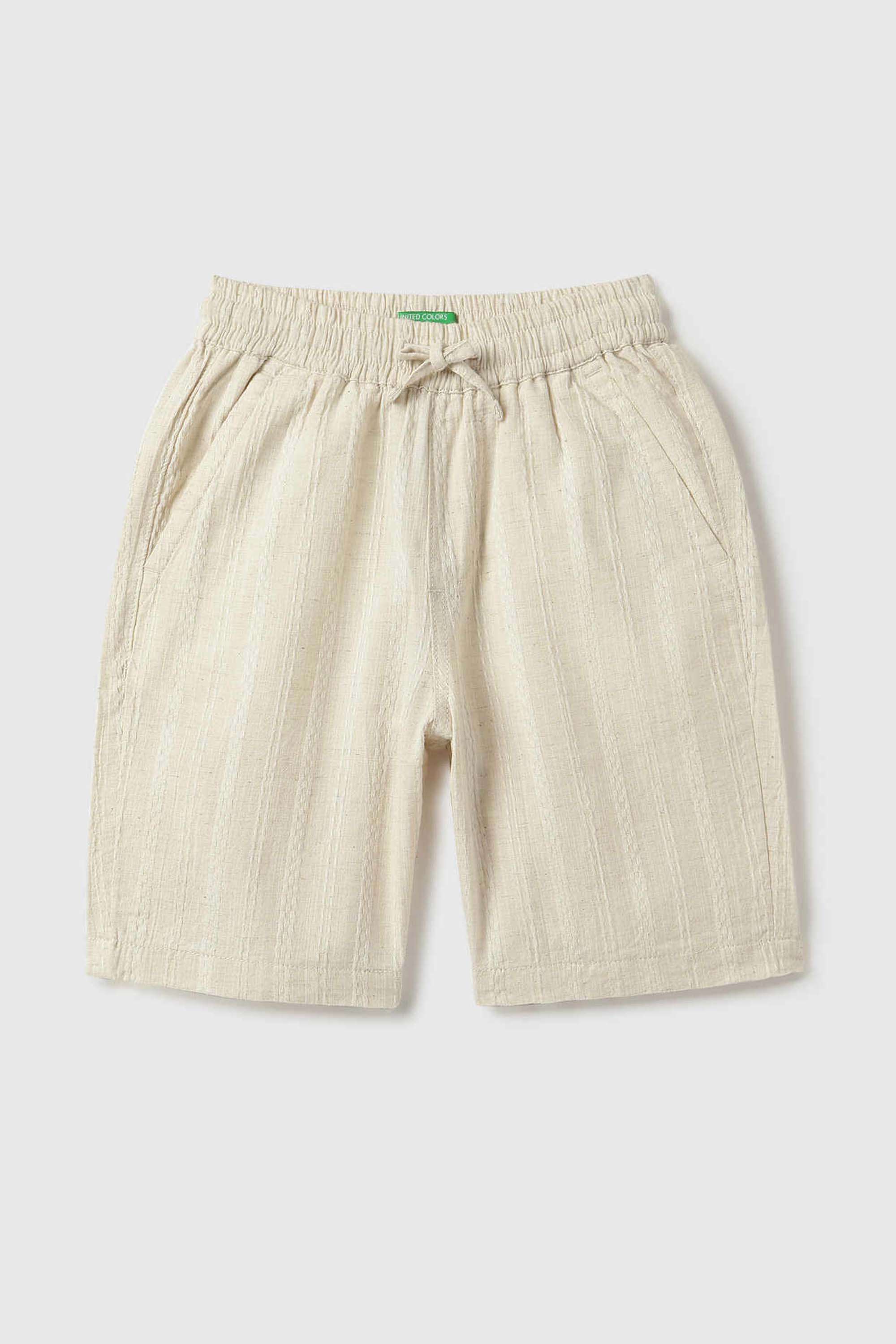 Dobby-Cotton-Regular-Fit-Boys-Shorts