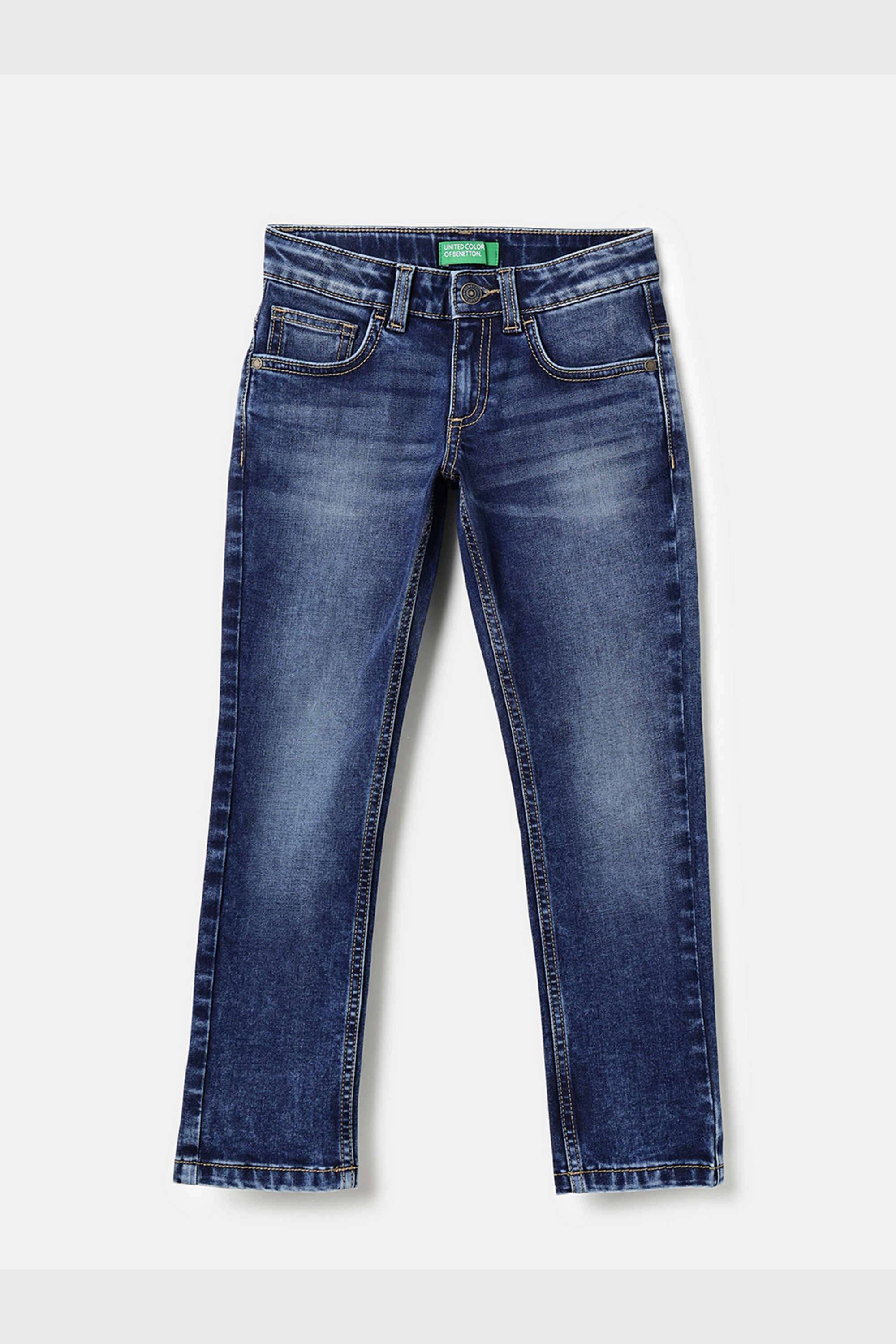 Solid-Cotton-Blend-Slim-Fit-Boys-Jeans