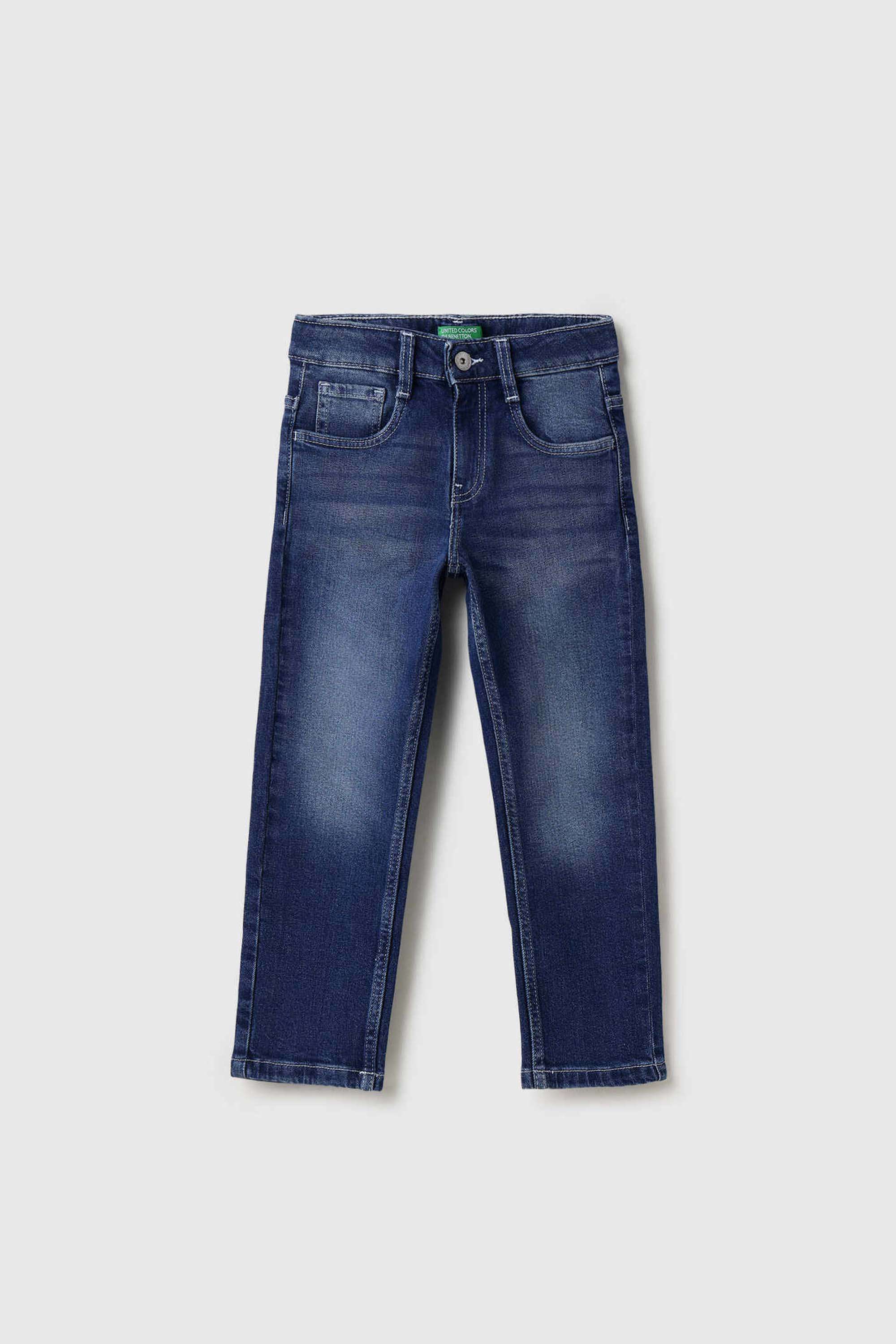 Solid-Cotton-Blend-Straight-Fit-Boys-Jeans