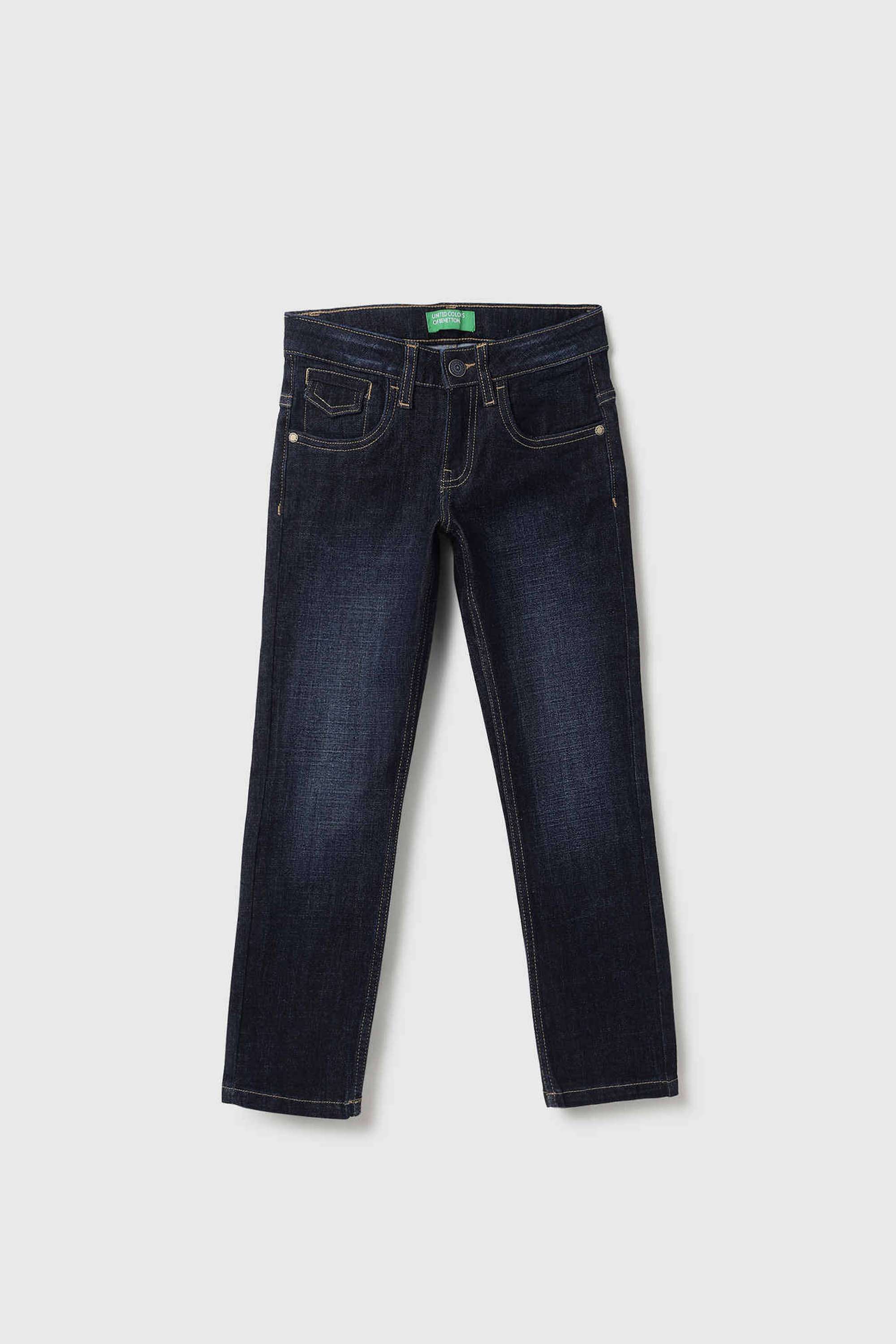 Solid-Cotton-Blend-Slim-Fit-Boys-Jeans