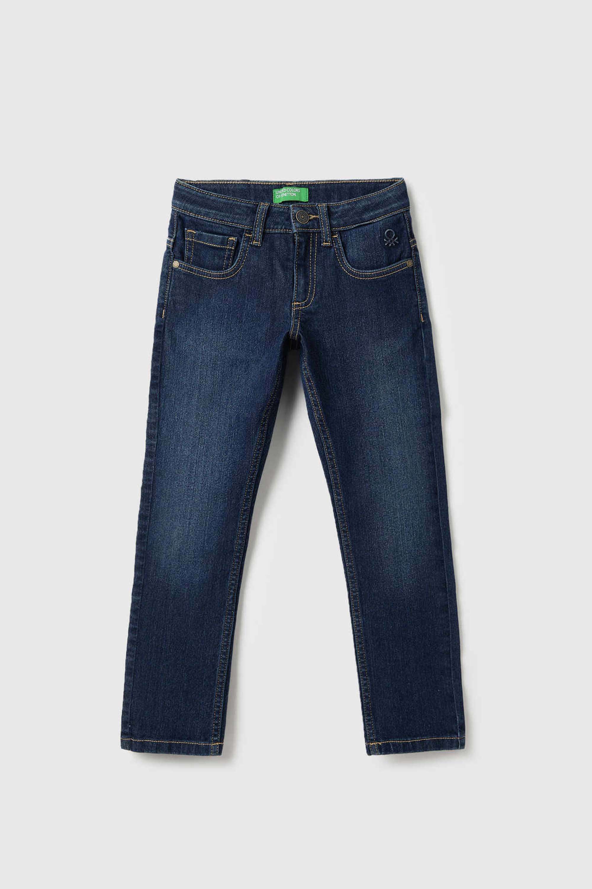 Solid-Cotton-Blend-Slim-Fit-Boys-Jeans