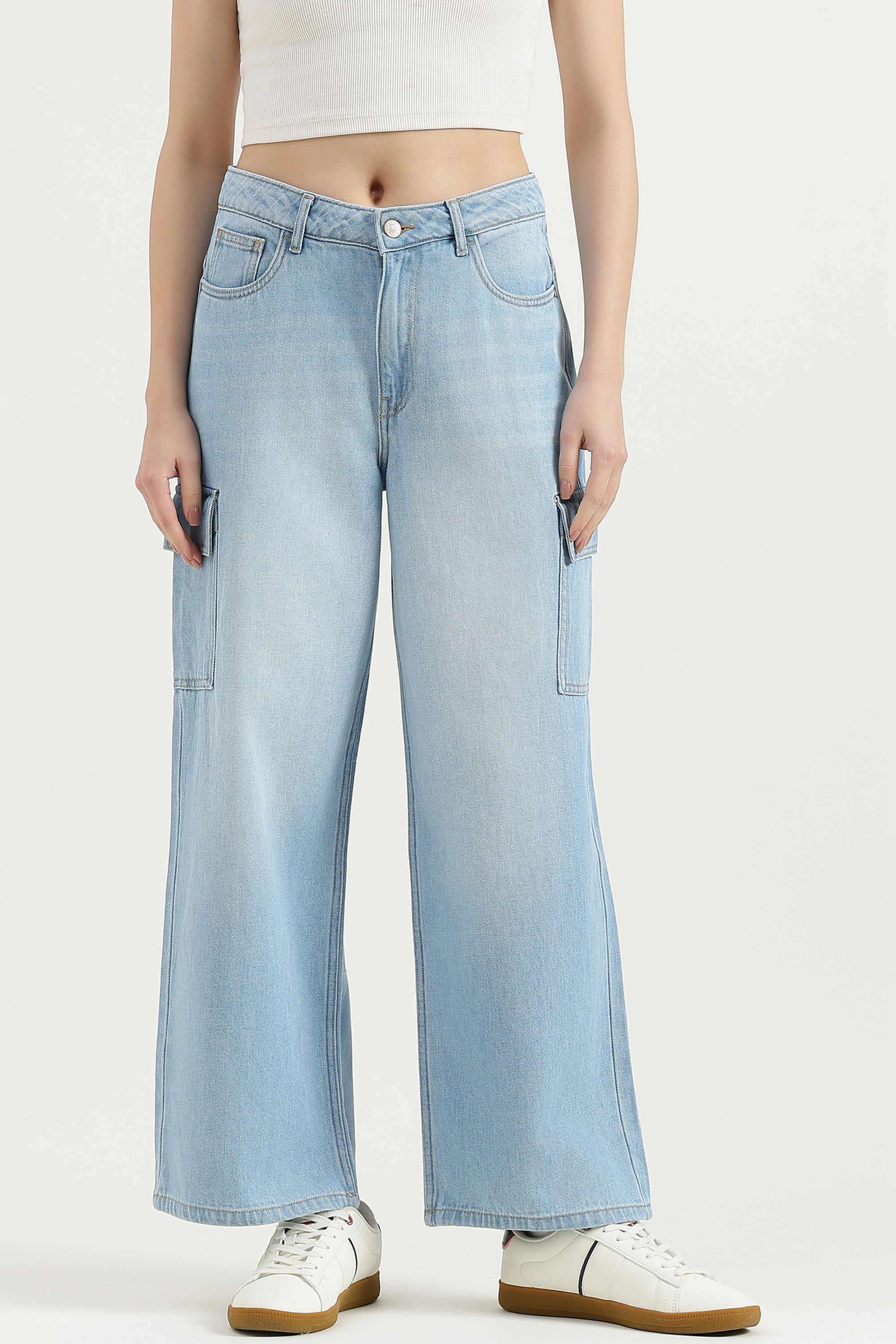Solid-Regular-Fit-Cotton-Women-s-Casual-Wear-Jeans