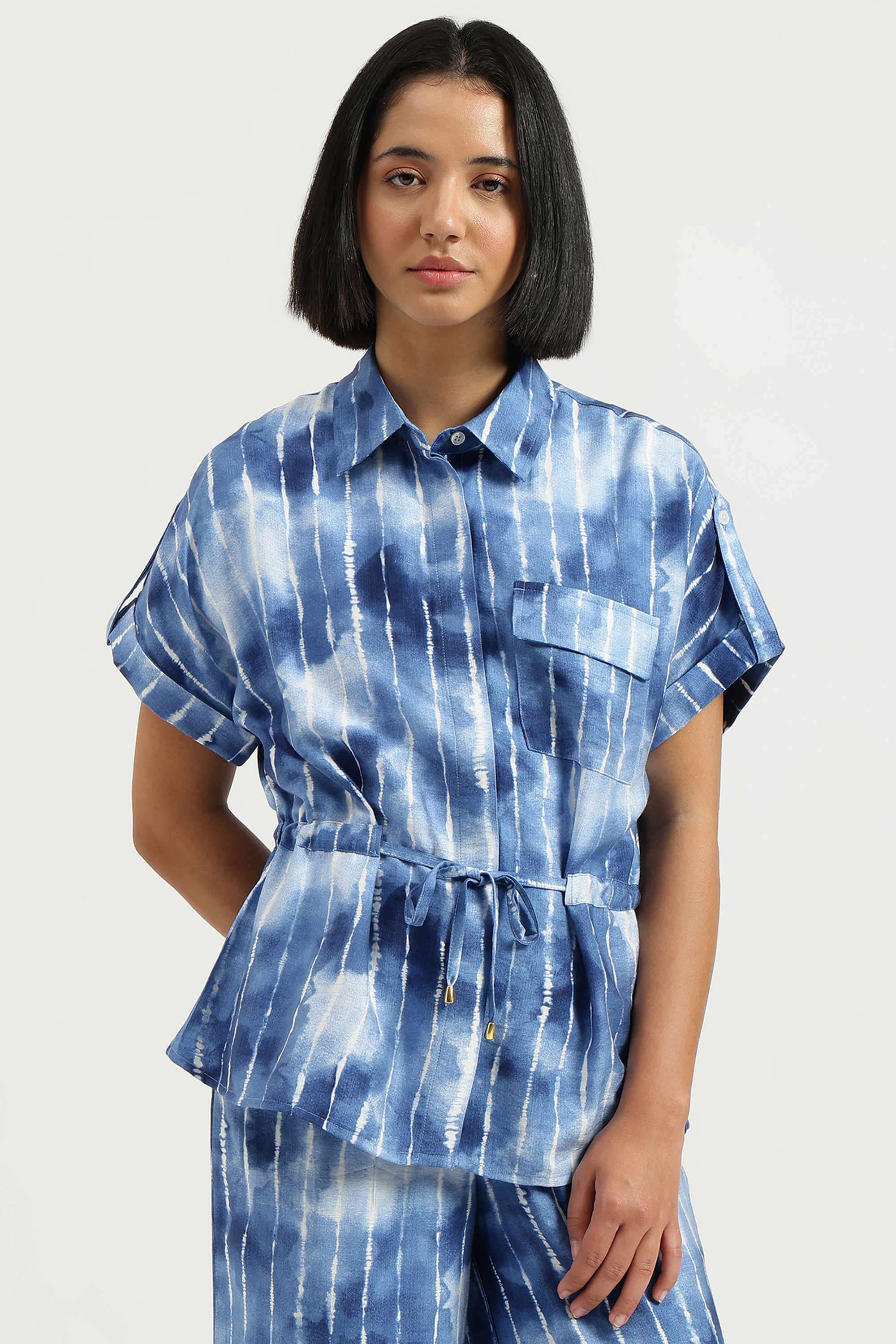 united colors of benetton Printed Blended Fabric Regular Fit Women's Shirt-picture-32