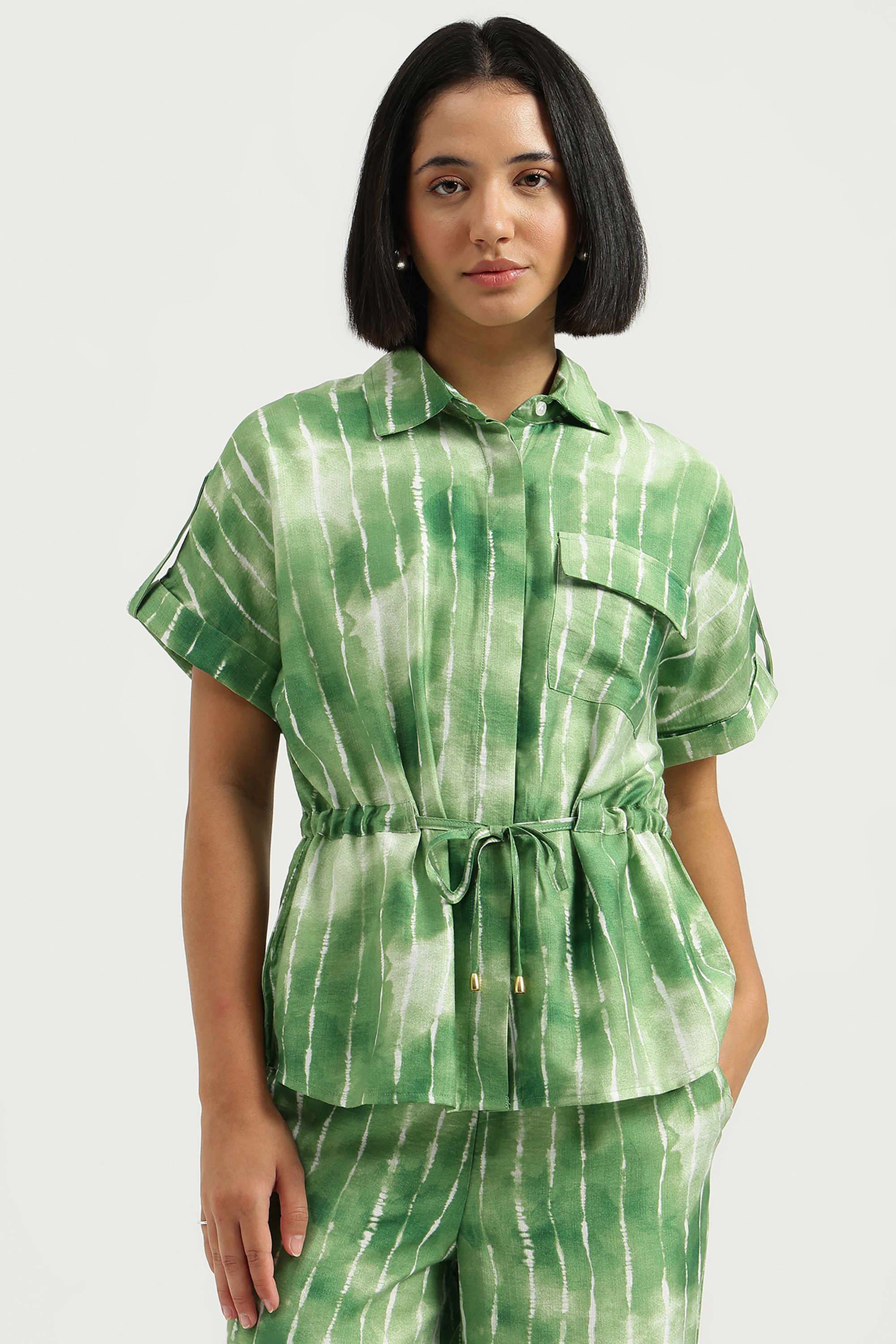 united colors of benetton Printed Blended Fabric Regular Fit Women's Shirt-picture-33