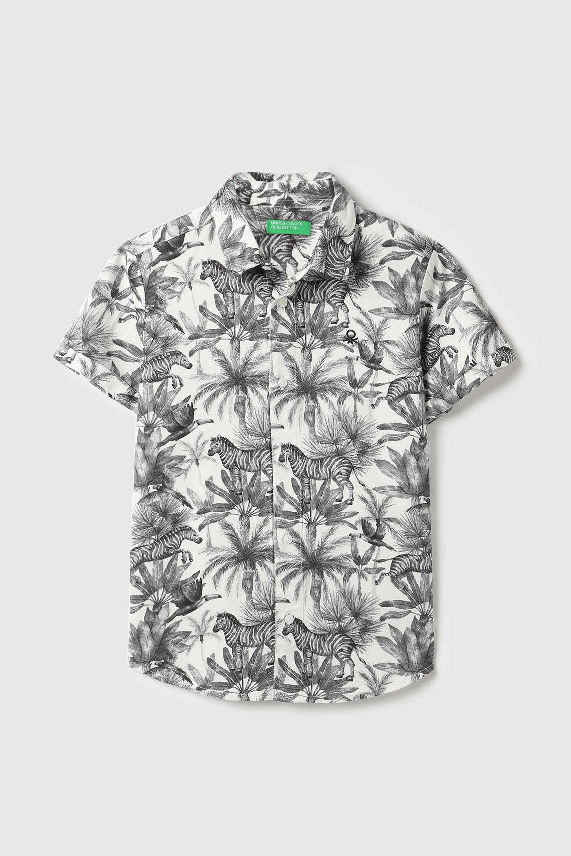 Printed-Viscose-Classic-Collar-Boys-Shirt