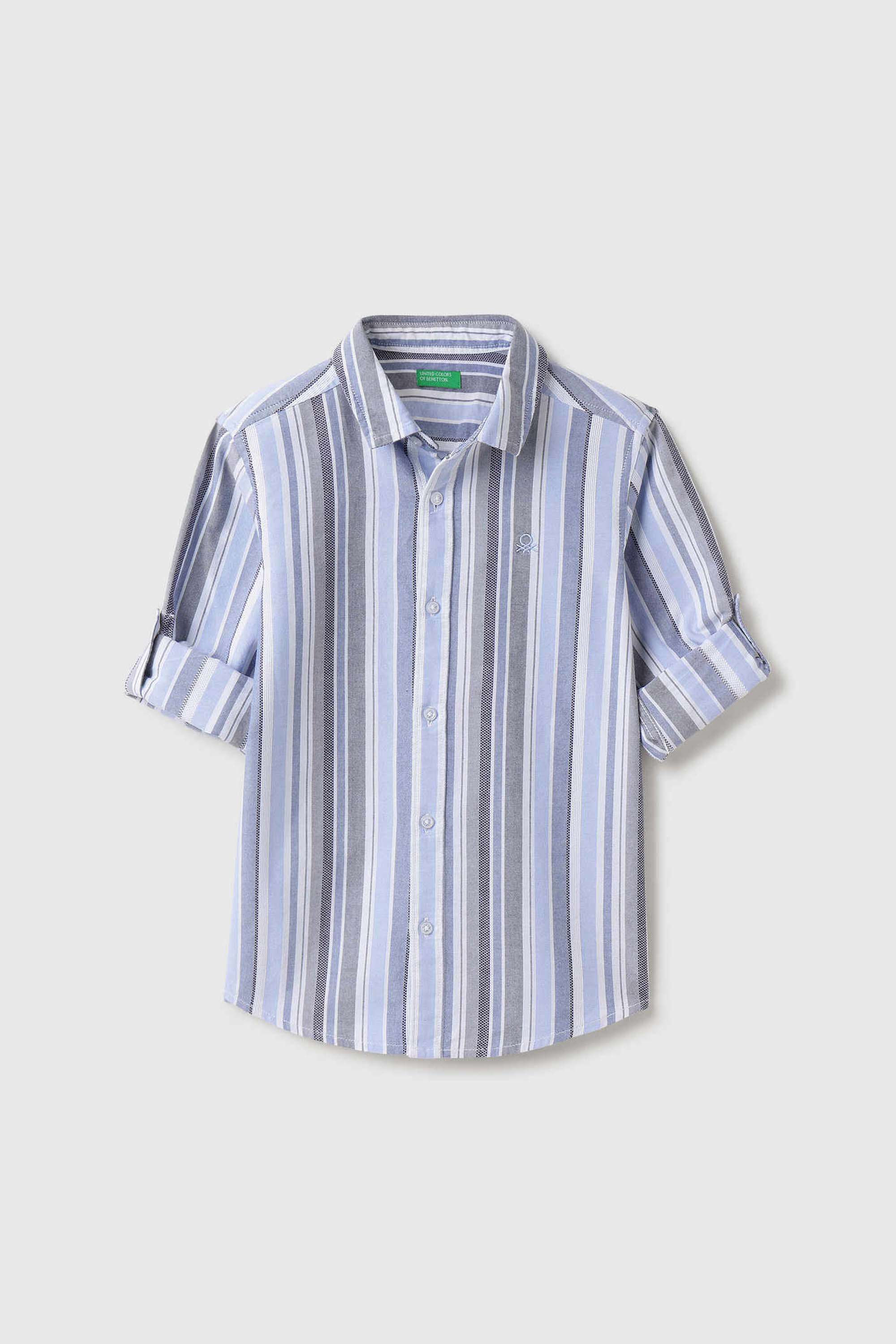 Stripes-Cotton-Collared-Boys-Shirt