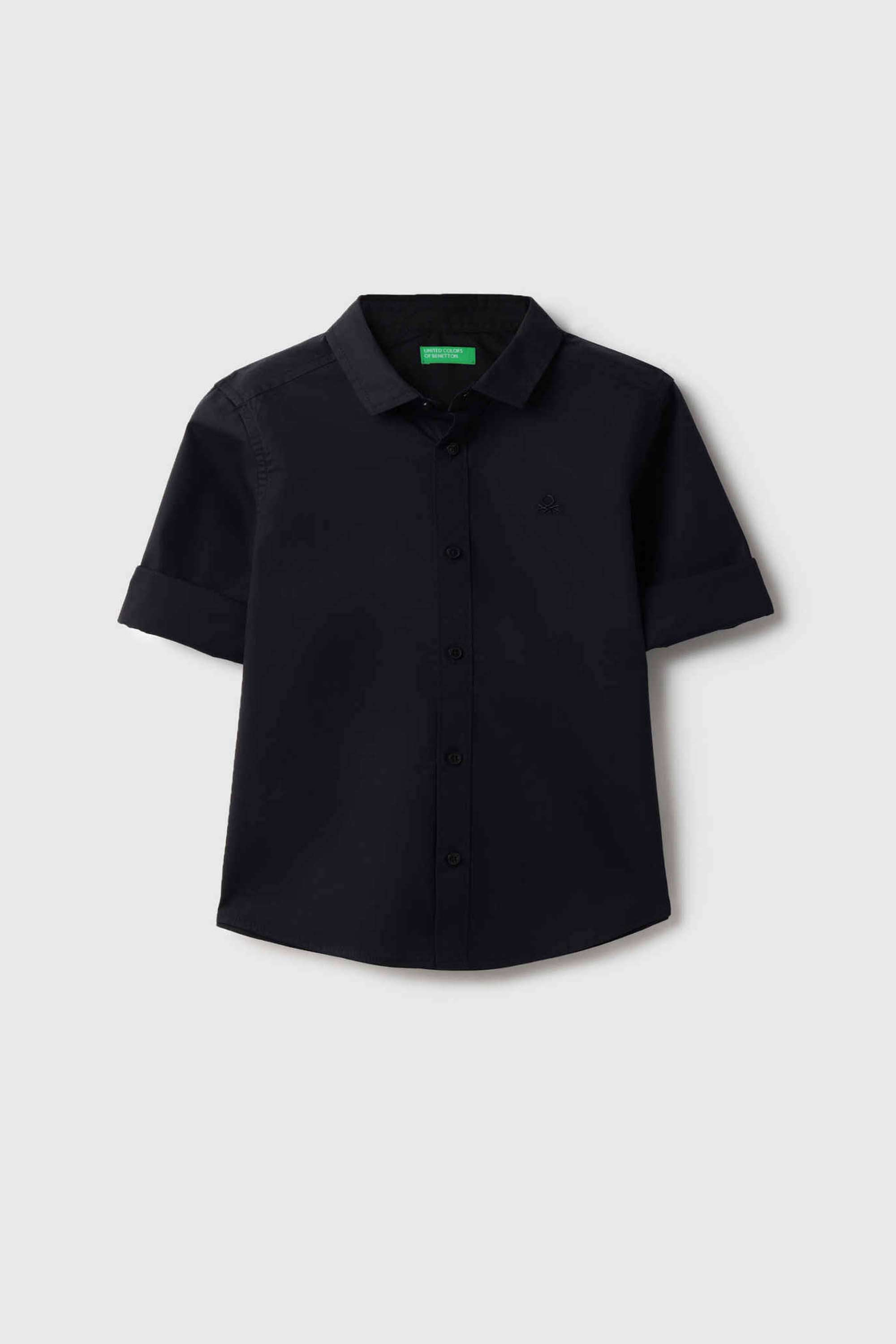 Solid-Cotton-Classic-Collar-Boys-Shirt