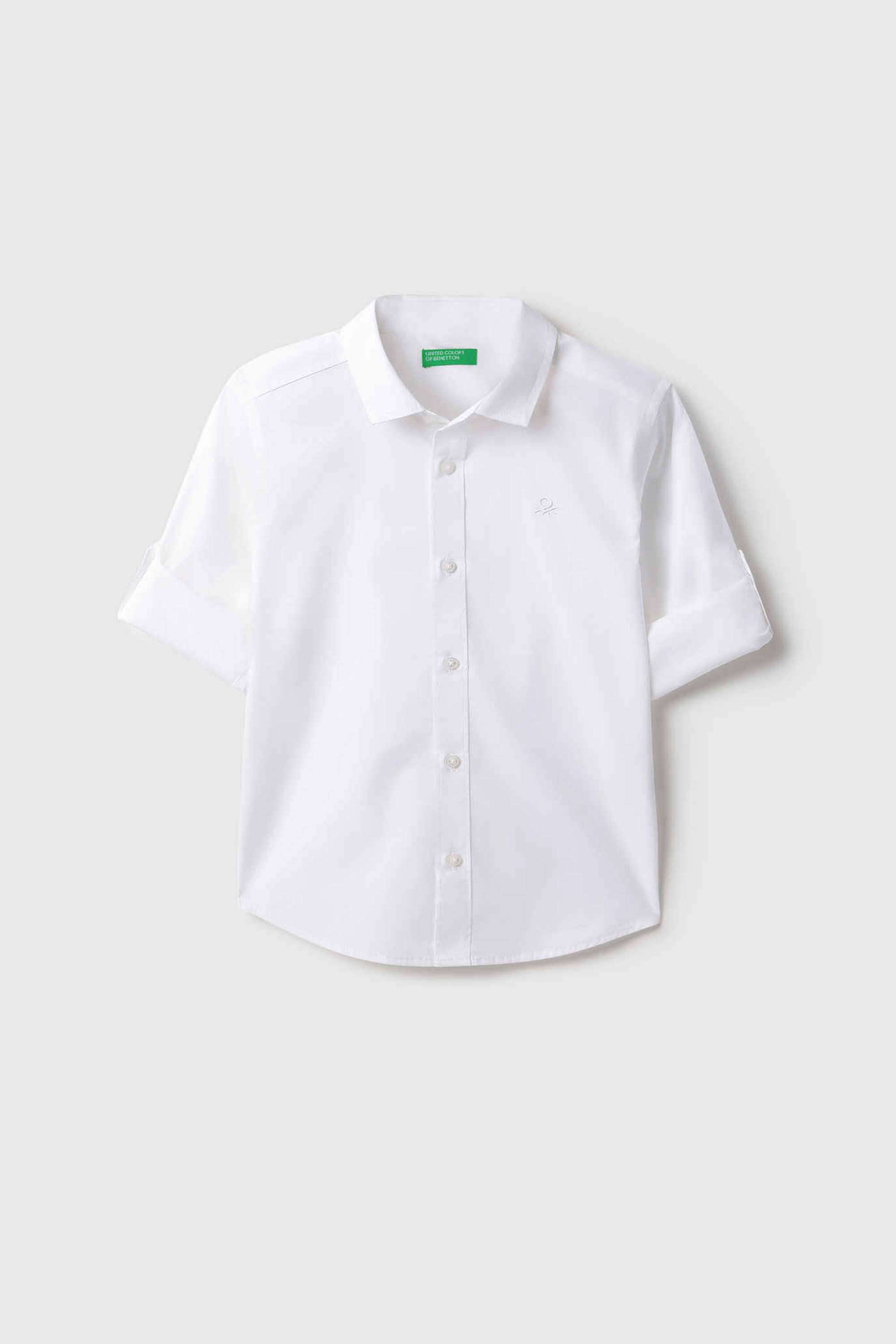 Solid-Cotton-Classic-Collar-Boys-Shirt