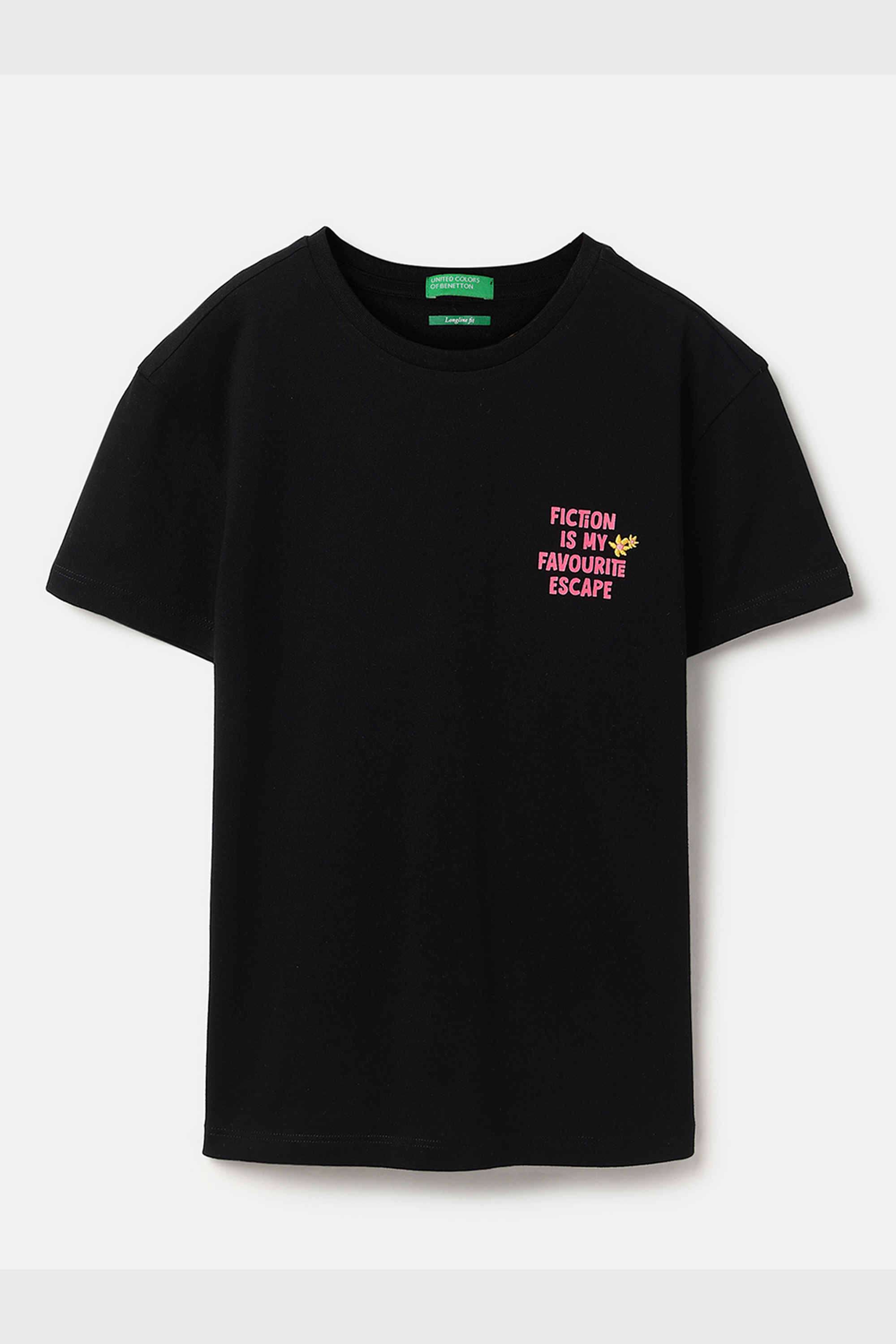 Solid-Cotton-Round-Neck-Girls-T-shirt