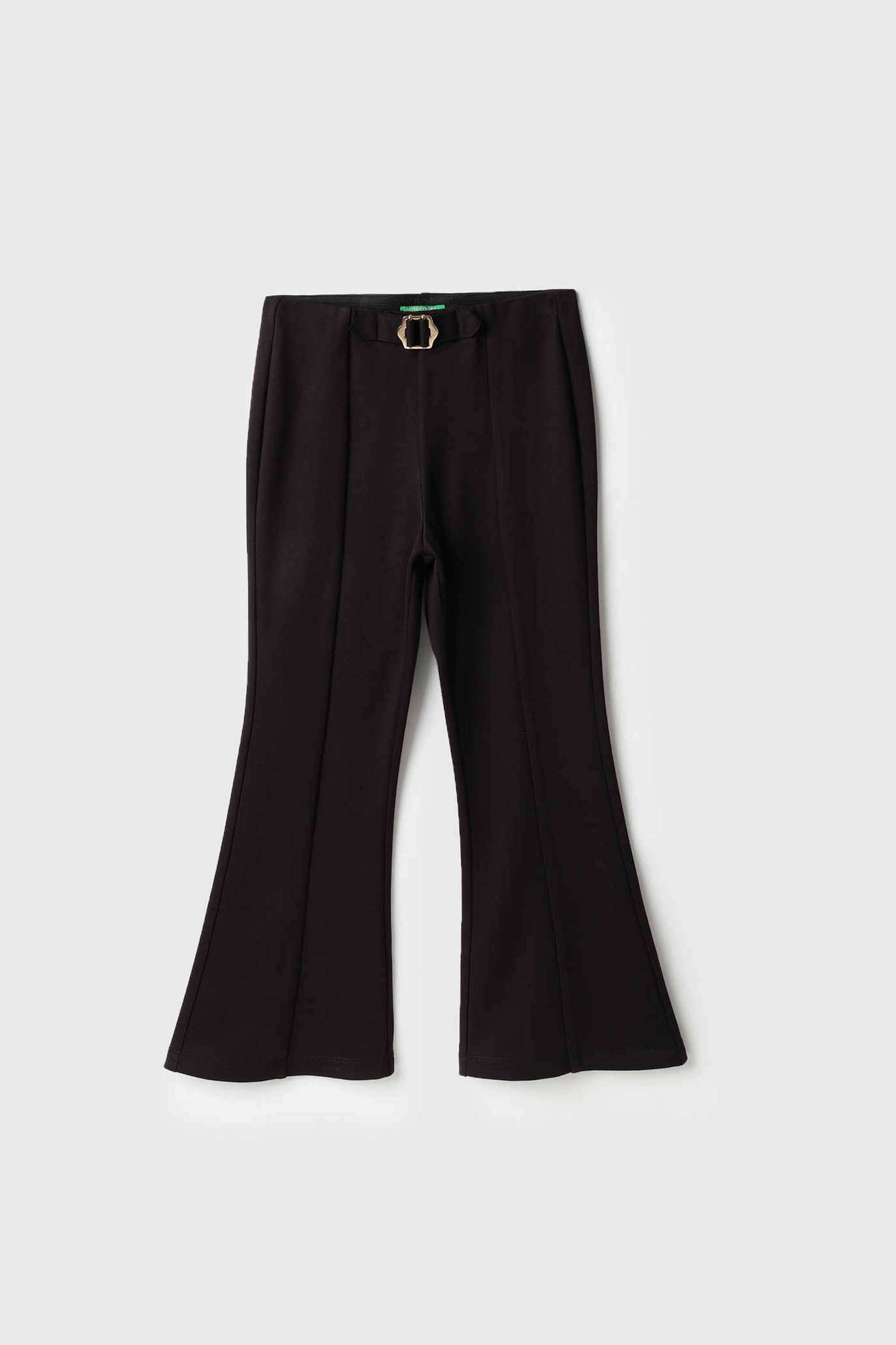 Solid-Viscose-Regular-Fit-Girls-Leggings
