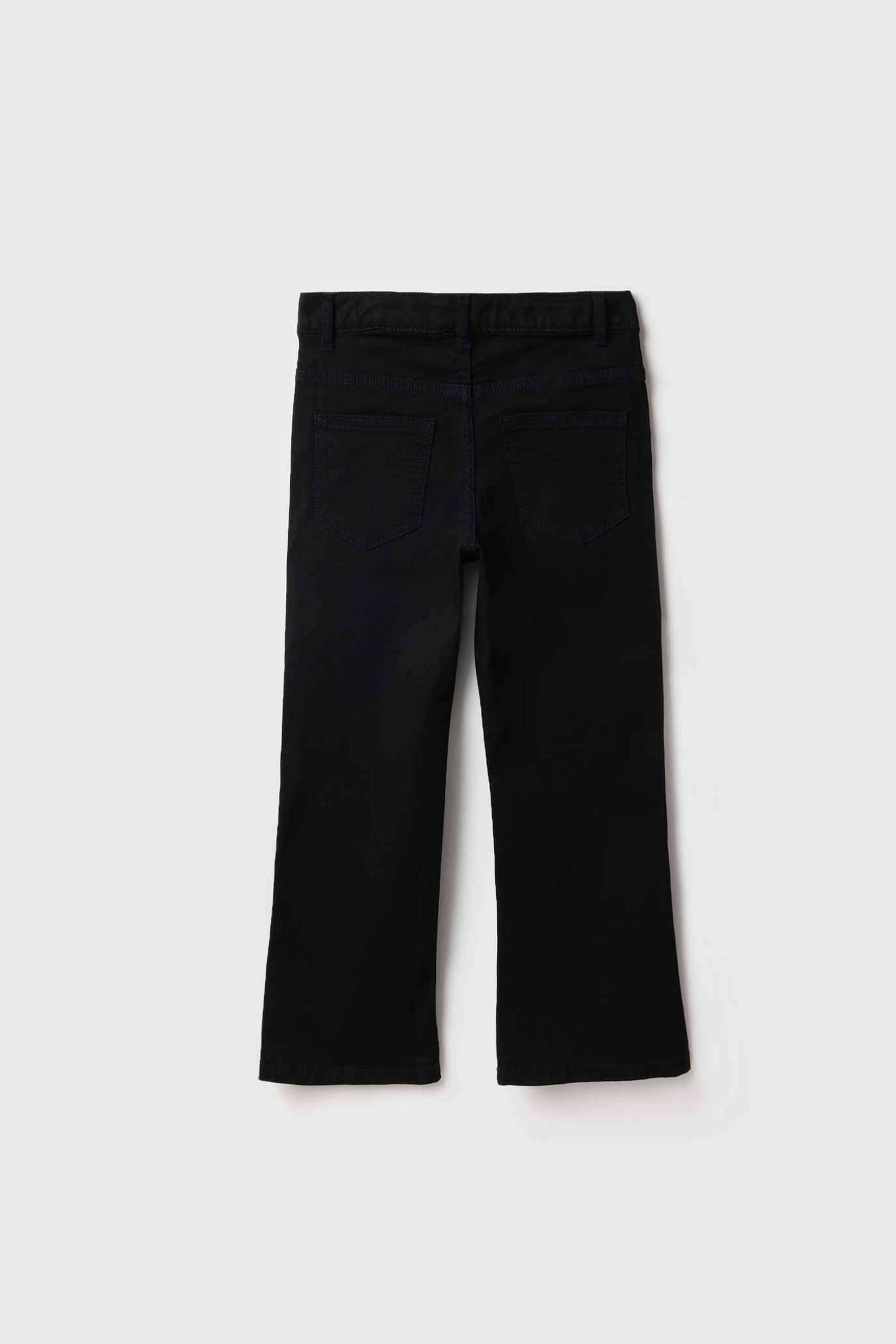 Solid-Cotton-Blend-Bootcut-Fit-Girls-Jeans