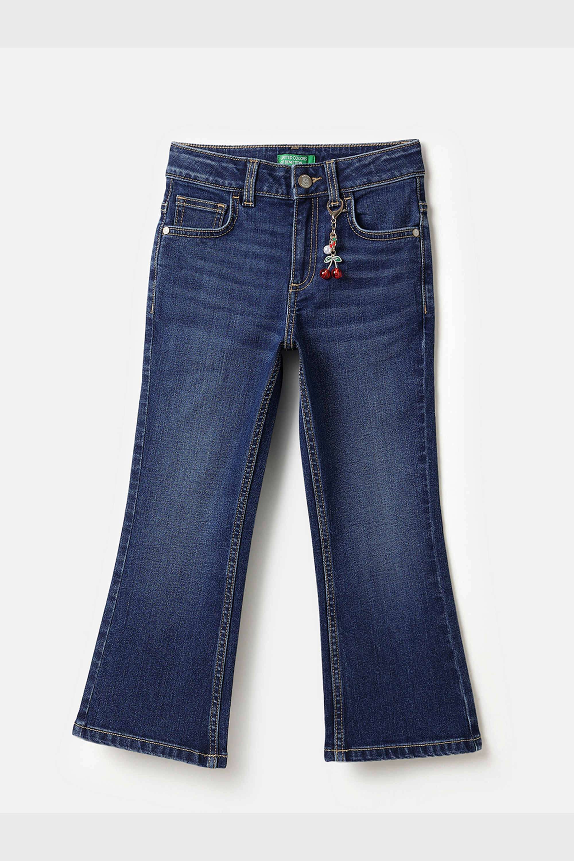 Solid-Cotton-Blend-Bootcut-Fit-Girls-Jeans