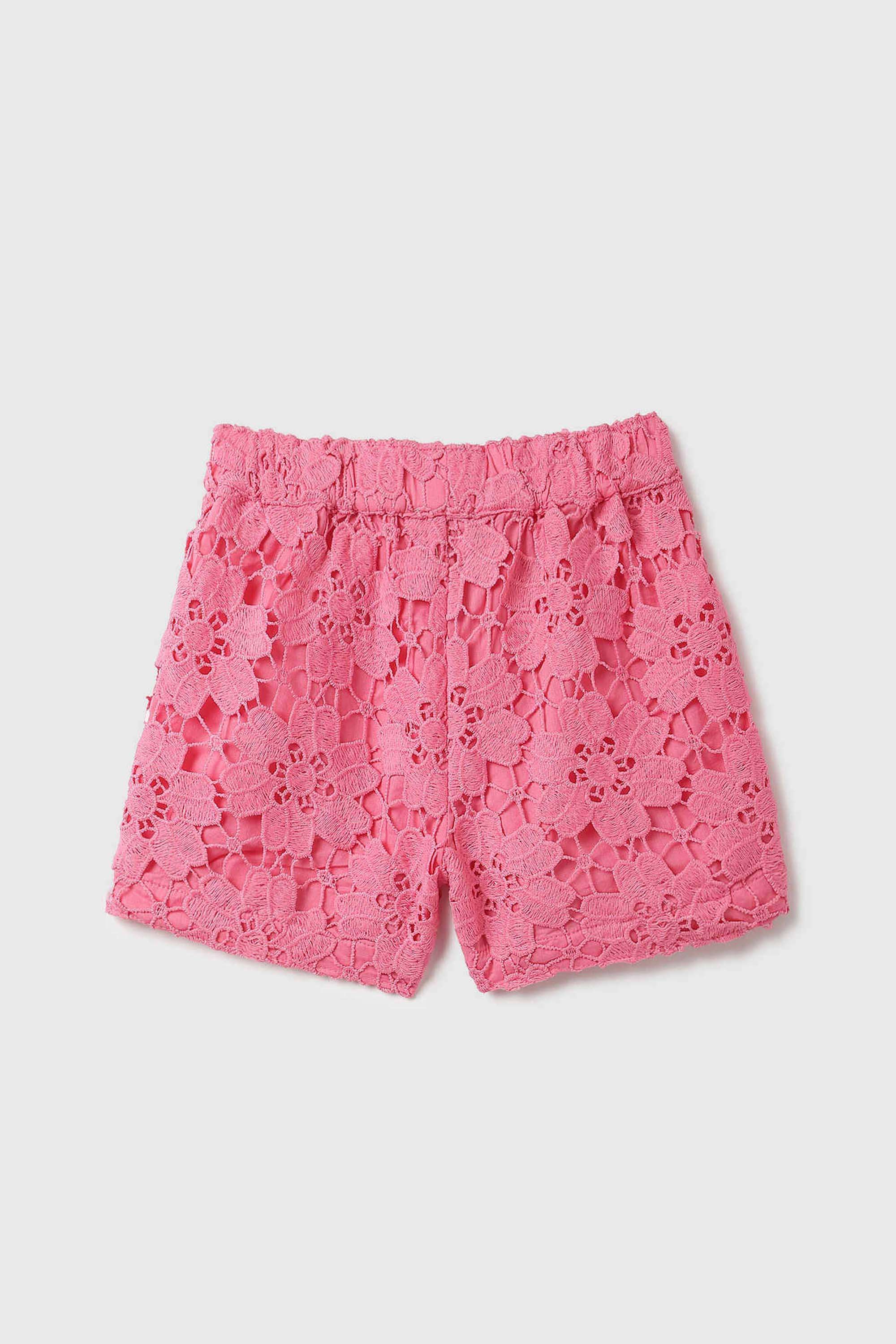 Textured-Cotton-Regular-Fit-Girls-Shorts